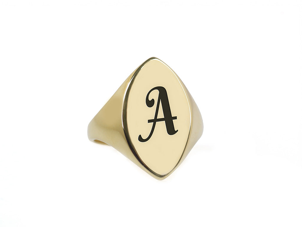 14k Gold Signet Ring