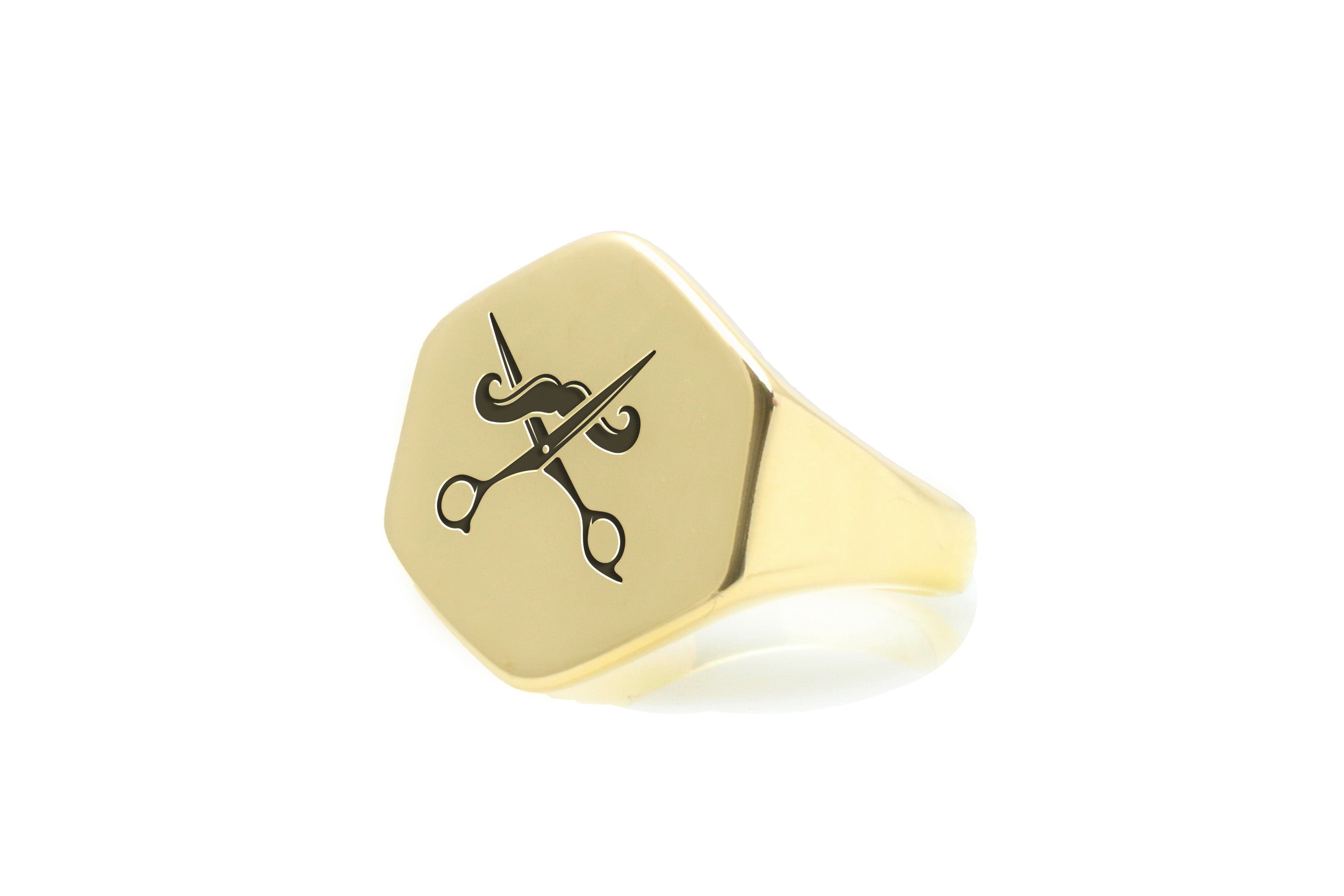 Barber Gold Signet Ring