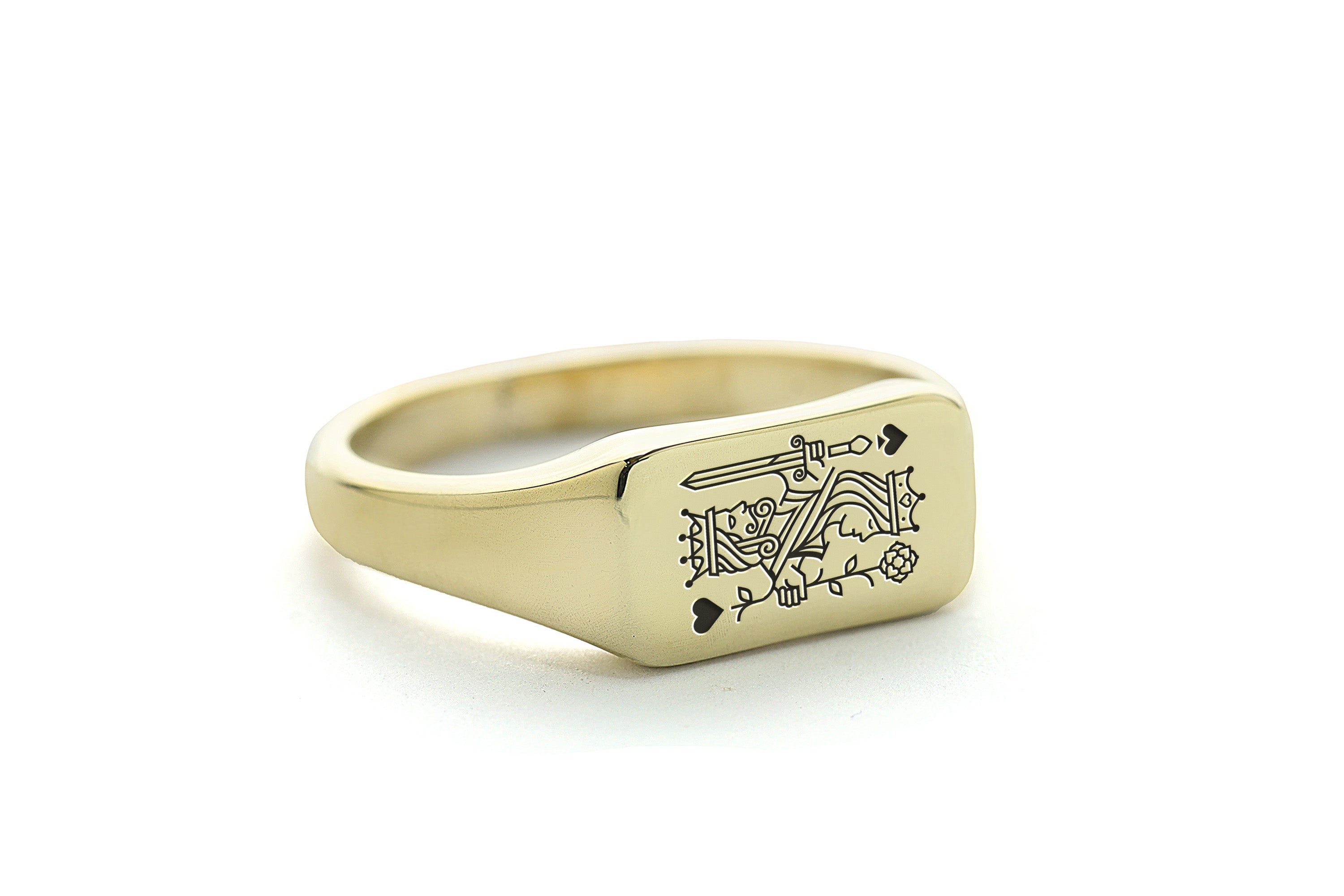14k Gold King & Queen Ring