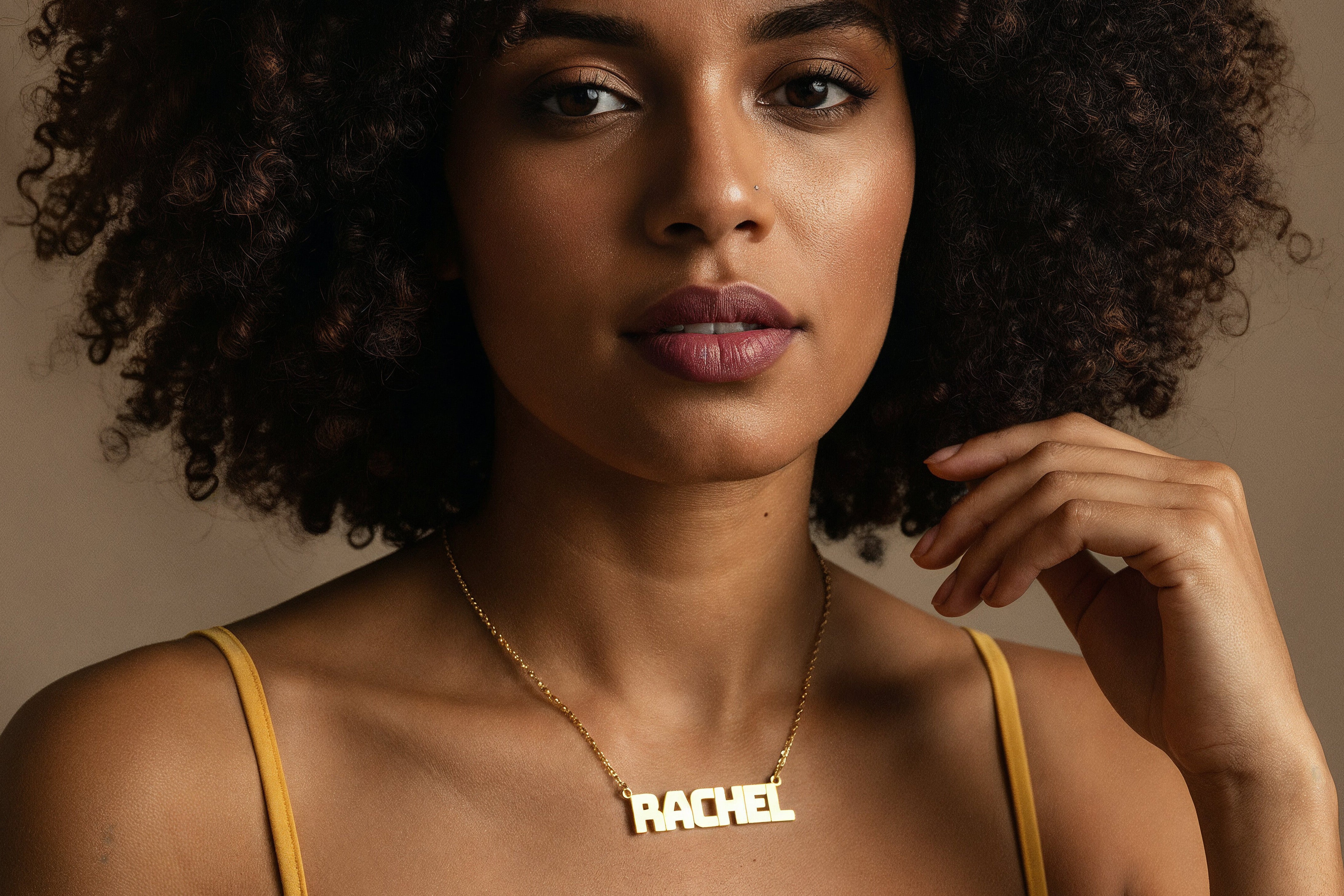 Bold Letters Necklace