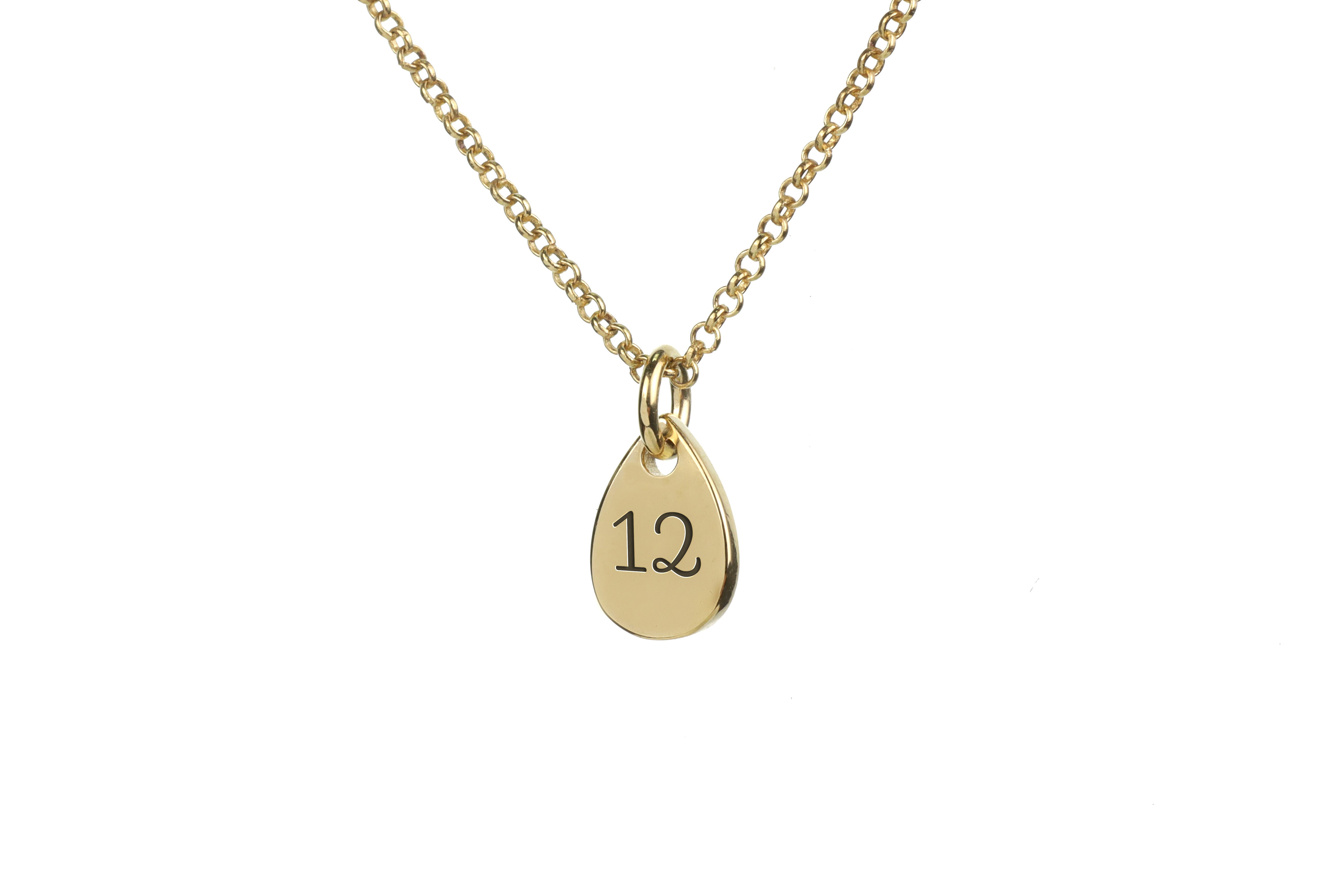 Lucky Number Pendant Necklace
