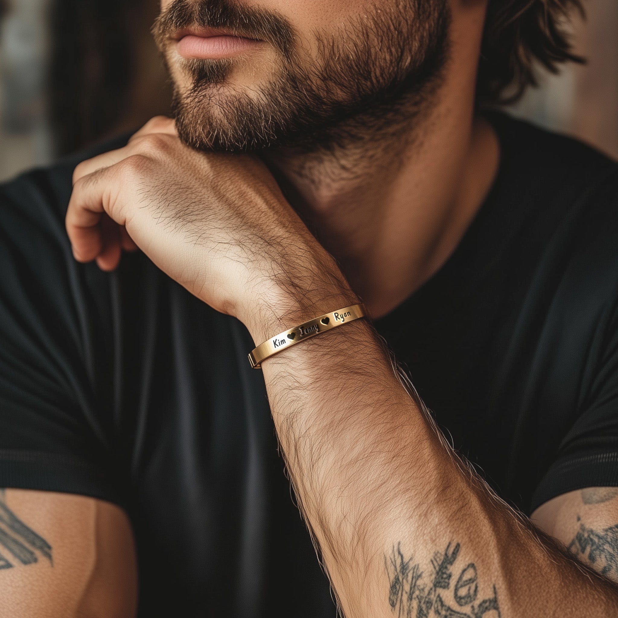 Kids Name Engraving Bracelet