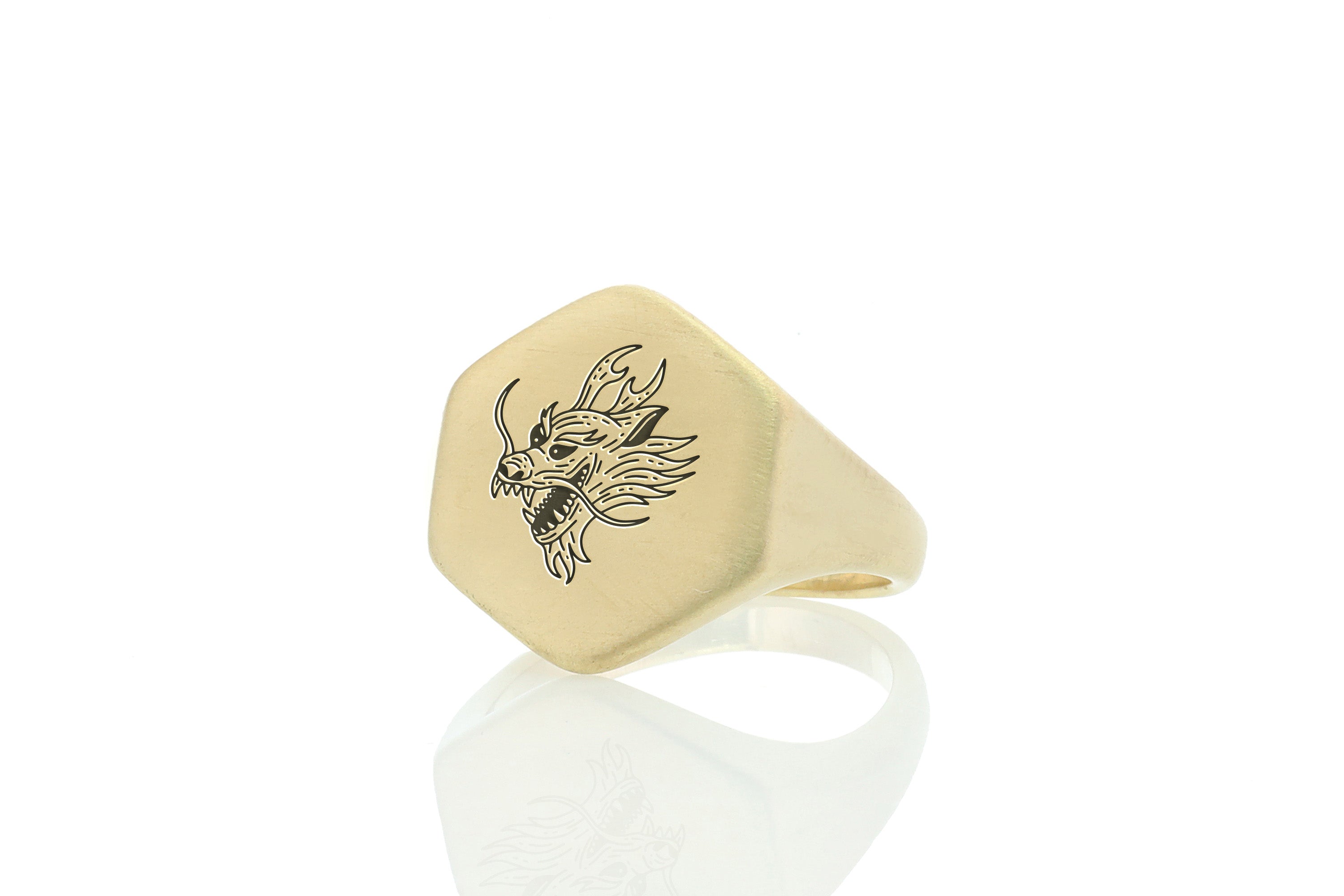 Tattooed Theme Dragon Ring