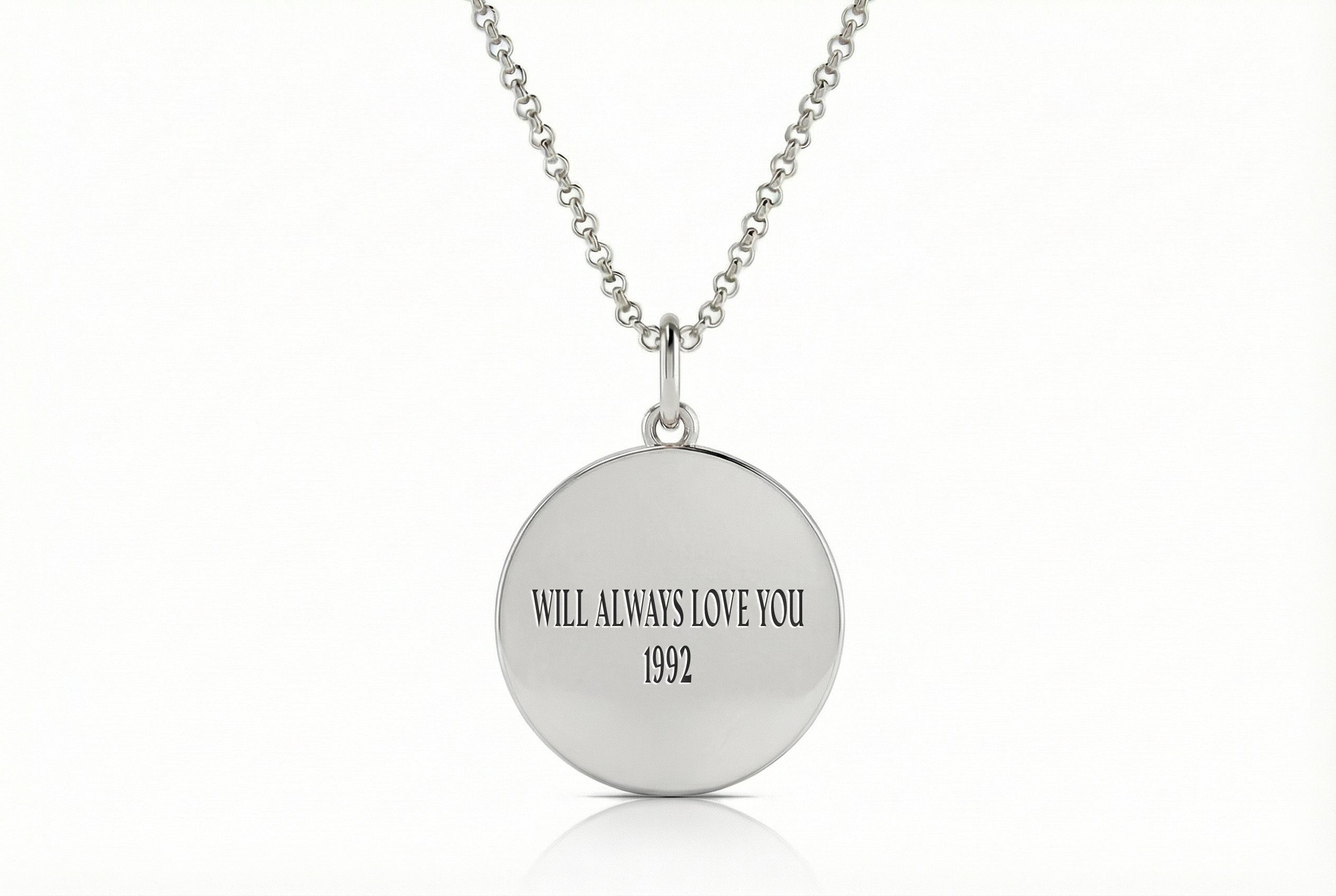 Custom Vinyl Record Necklace