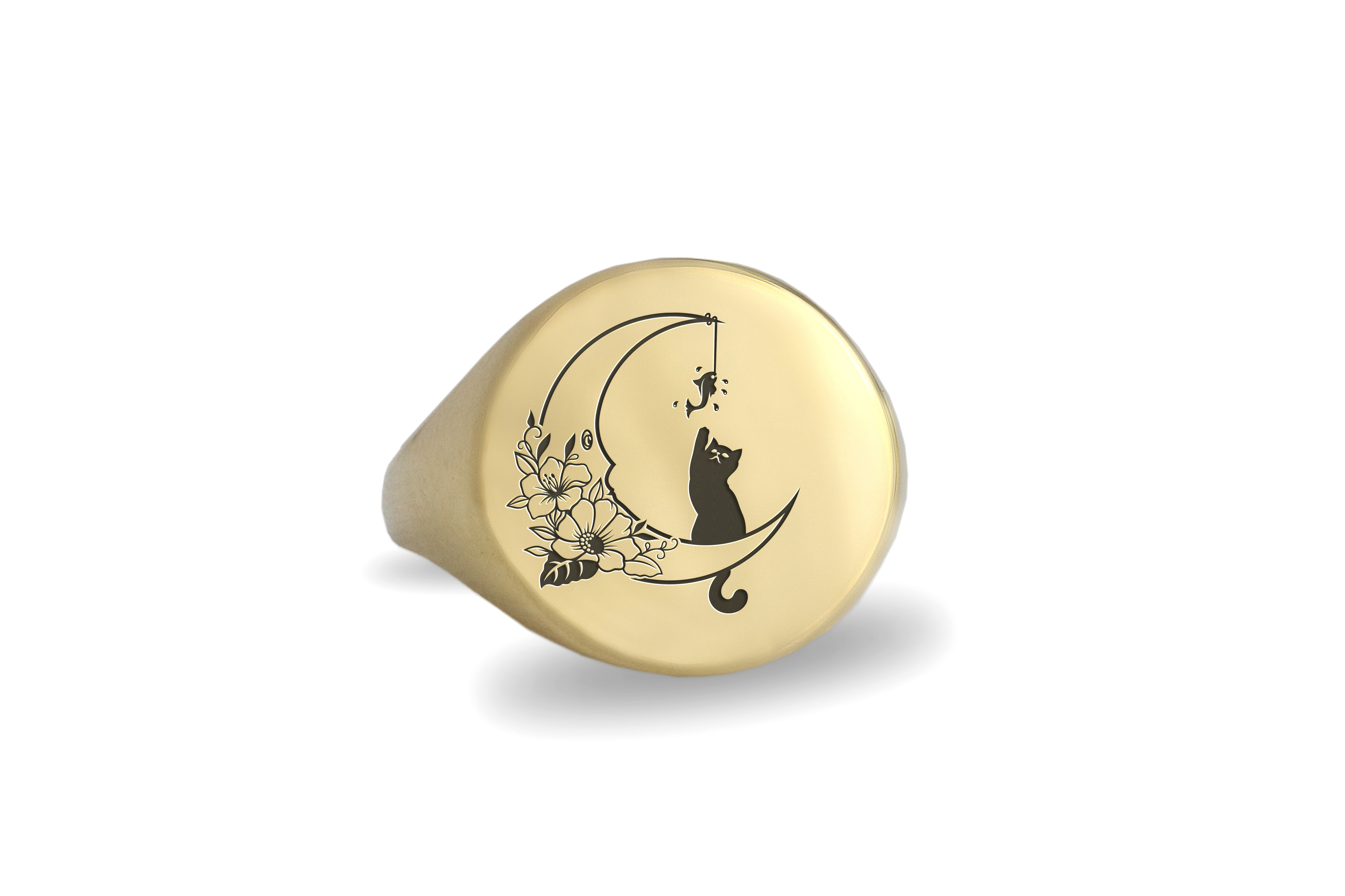 Cat Bold Statement Ring