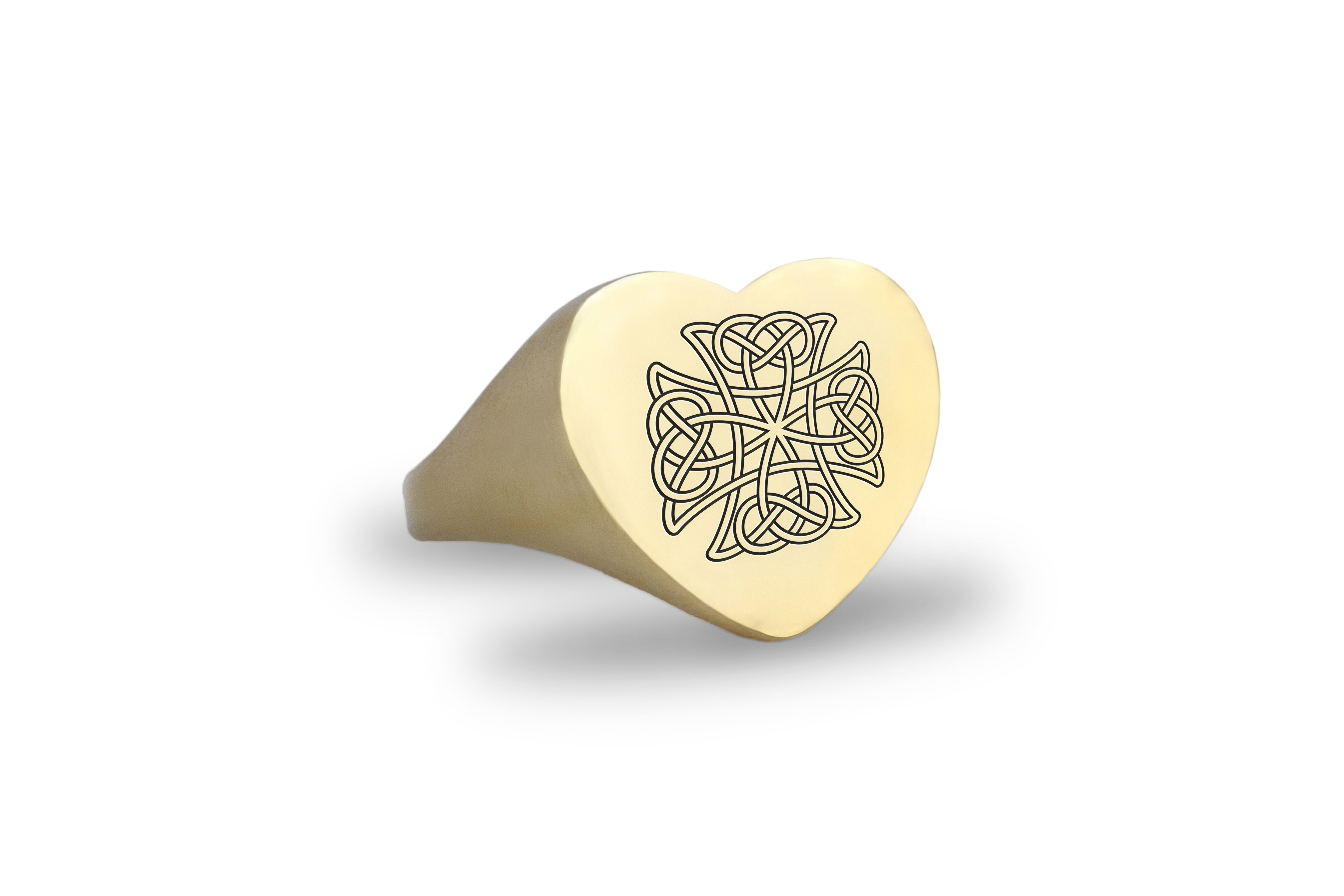 Celtic Cross Gold Ring