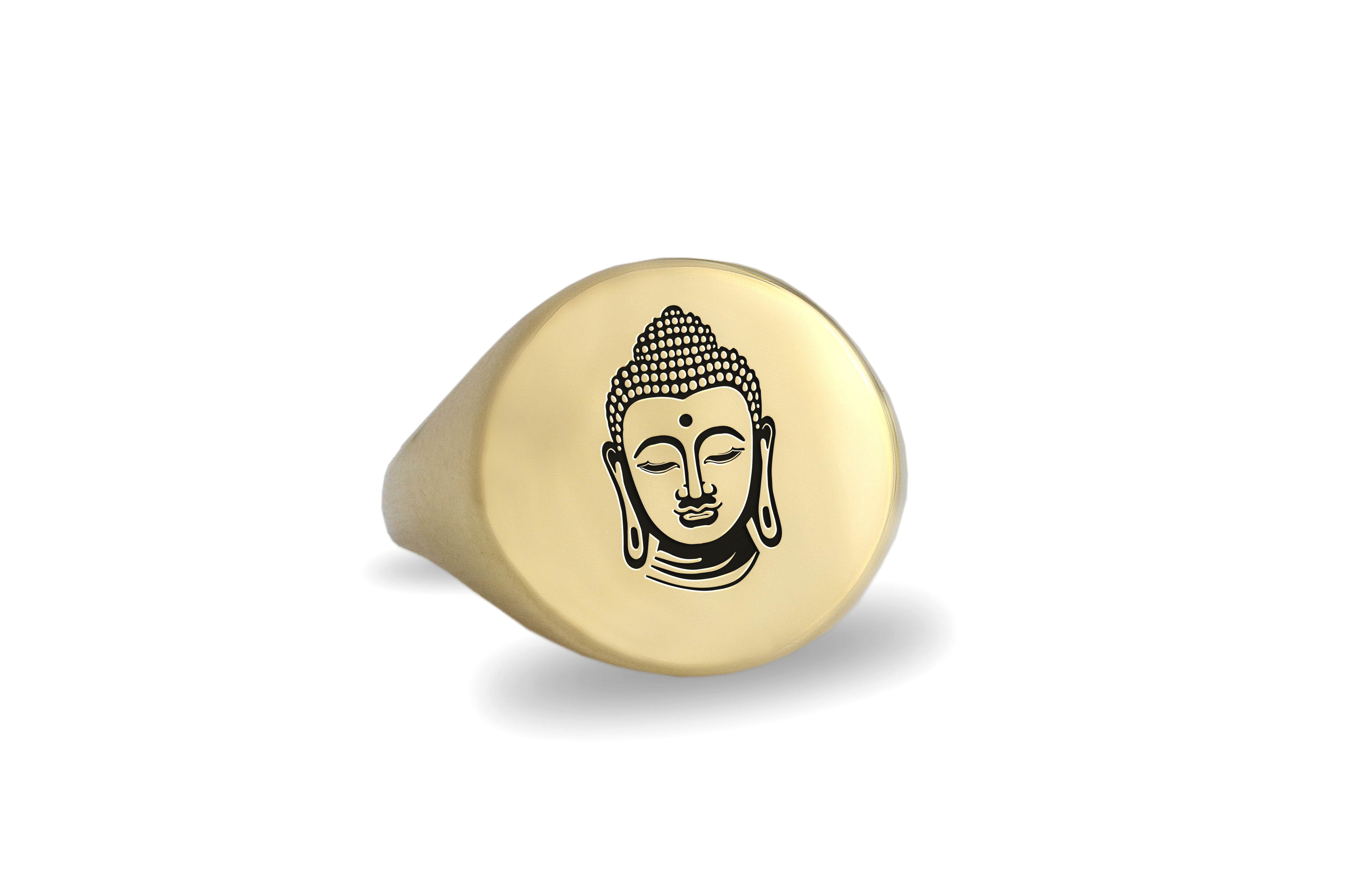 Engraved Buddha Ring