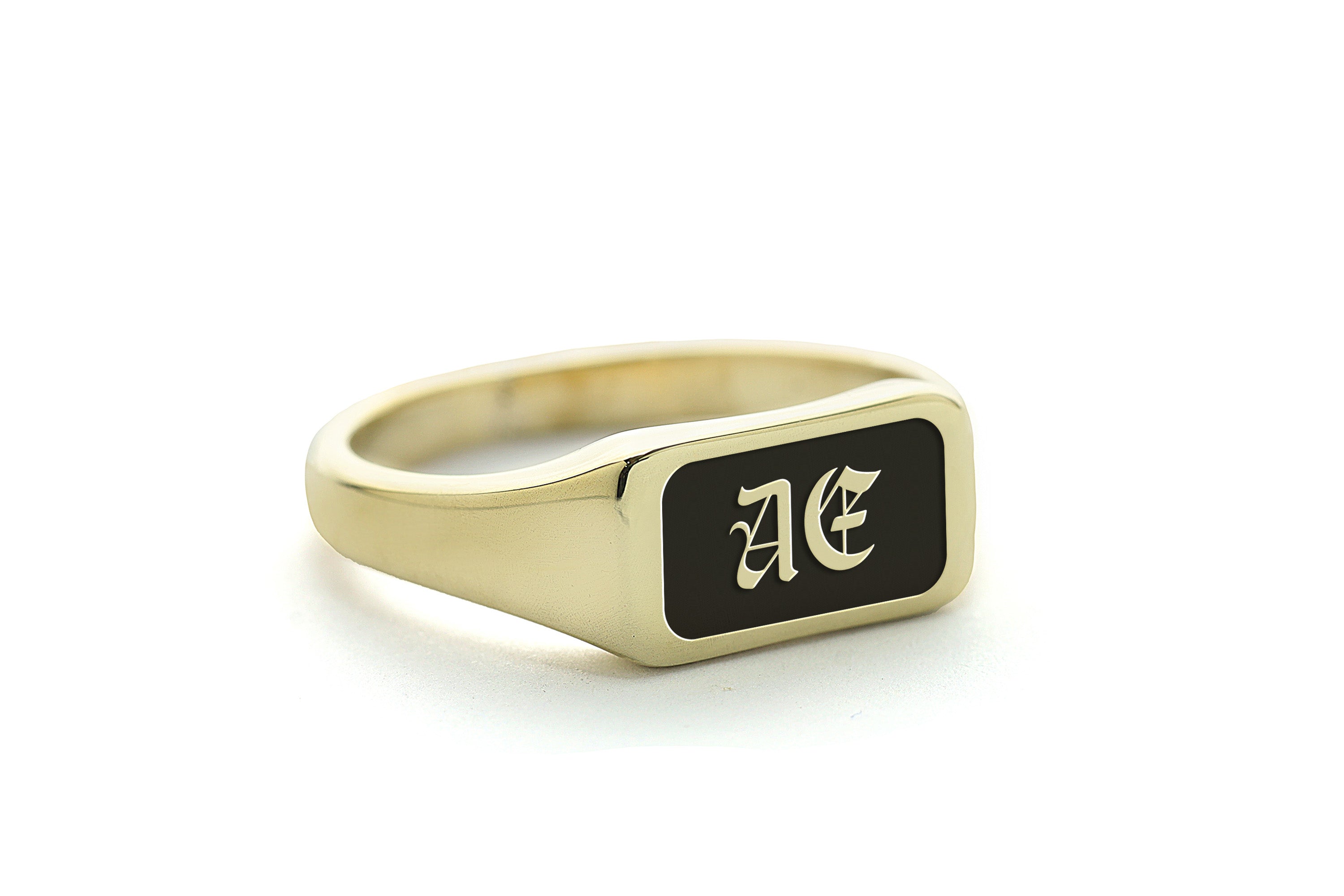 Embossed Old-school Ring