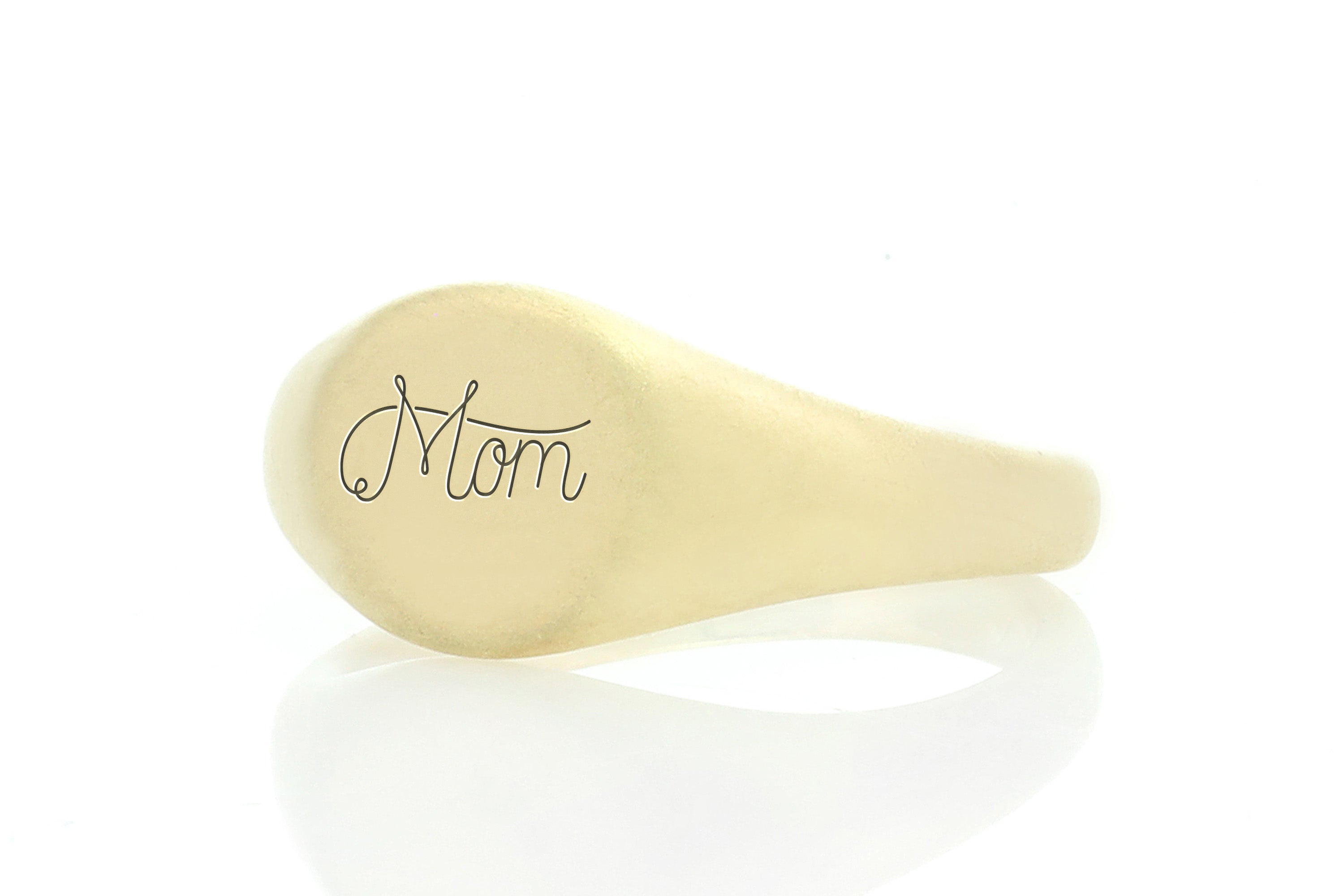 Engraved Mom Ring