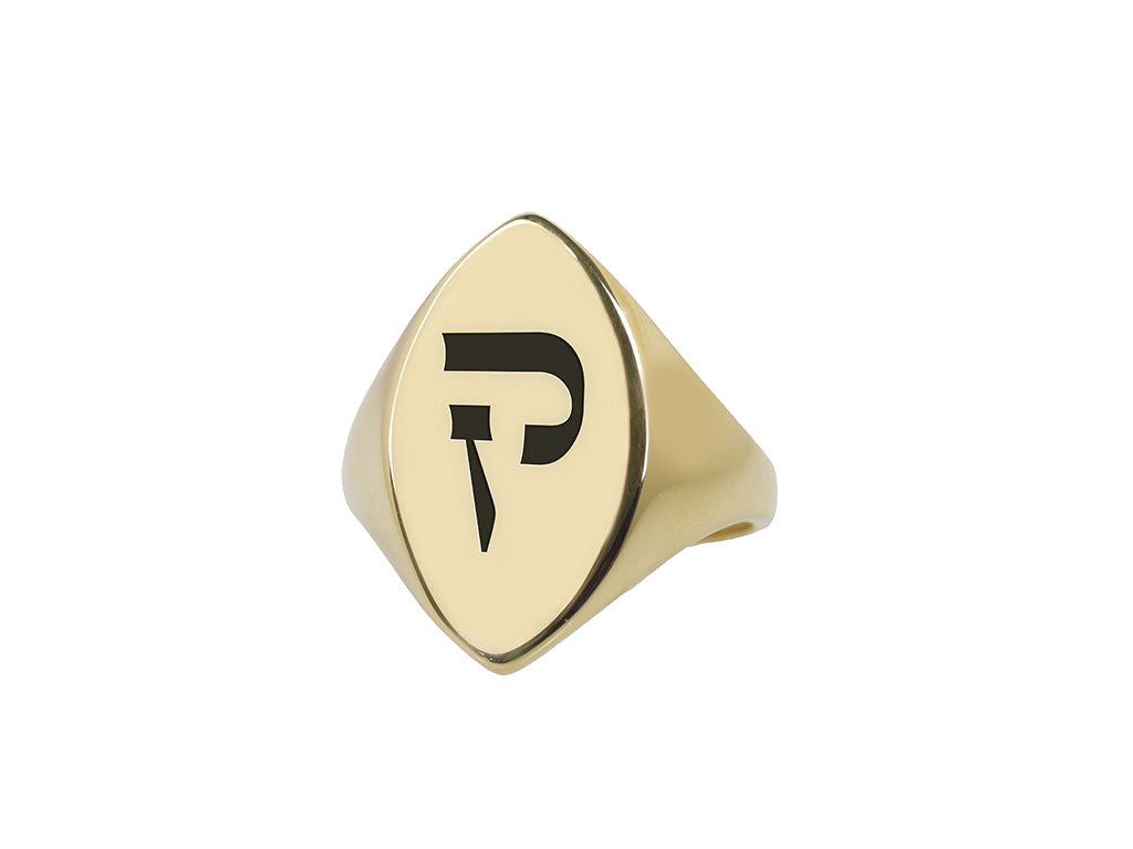 Bible Font Engraved Ring