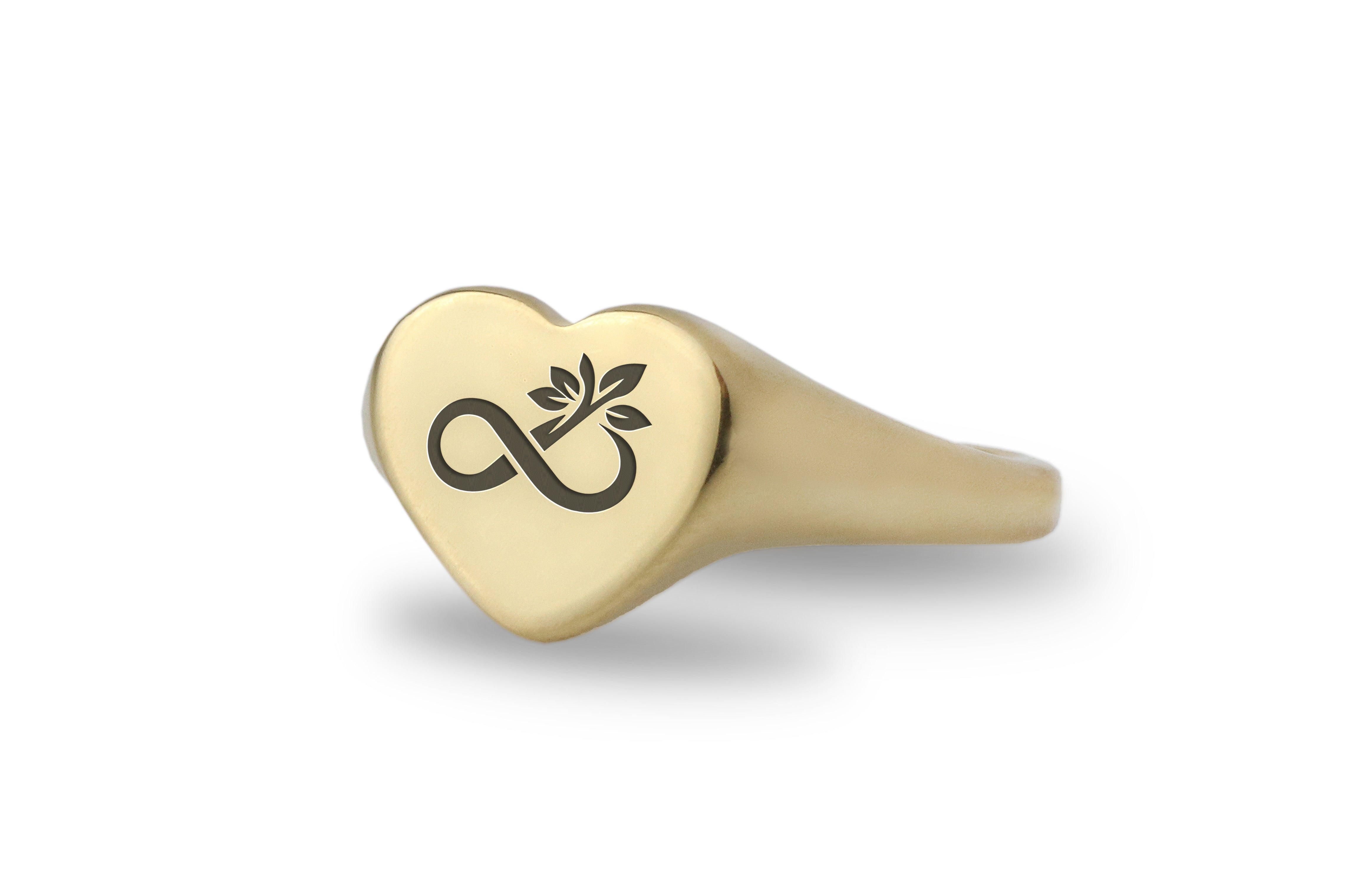 Infinity Signet Ring