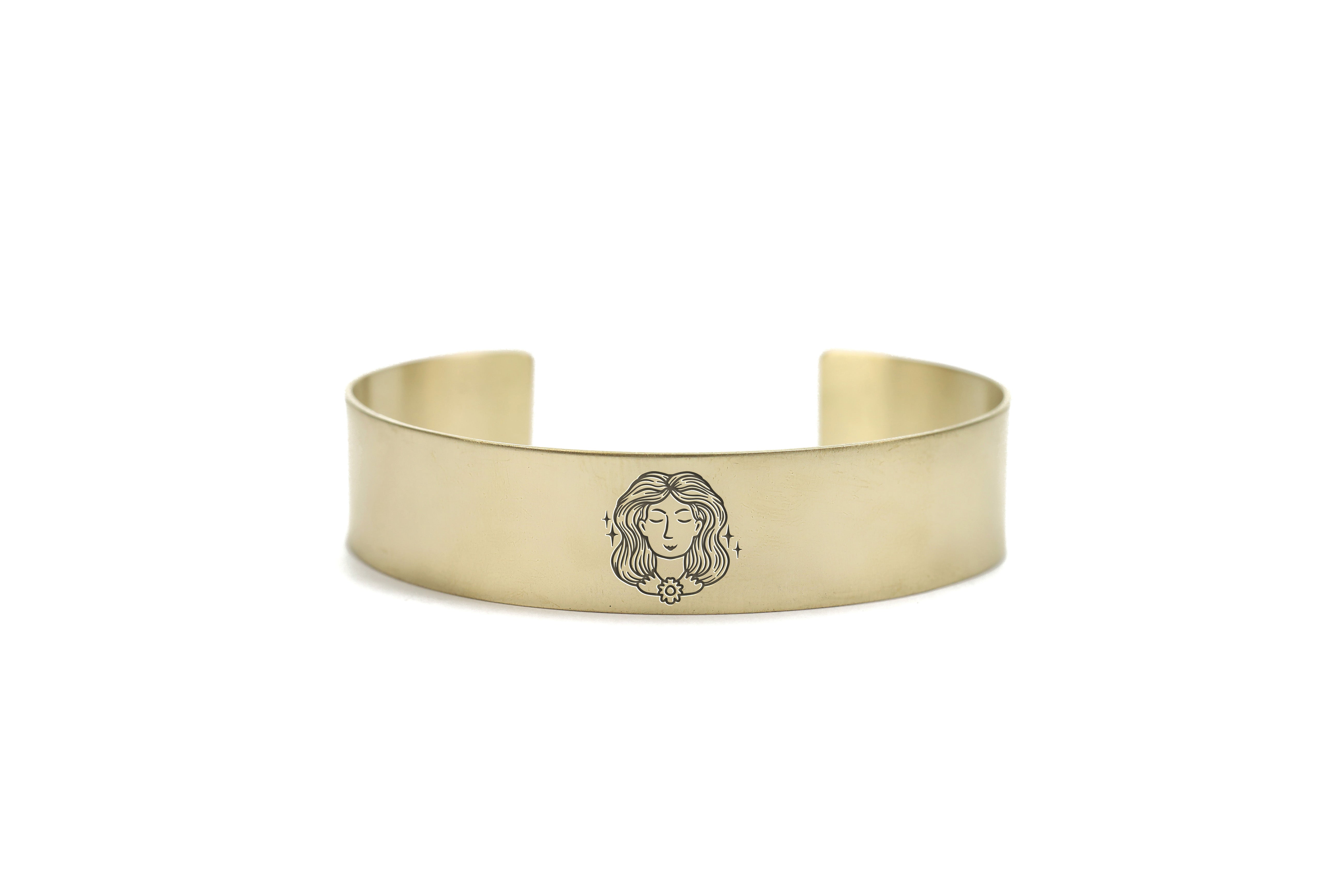 Custom Zodiac Cuff Bracelet
