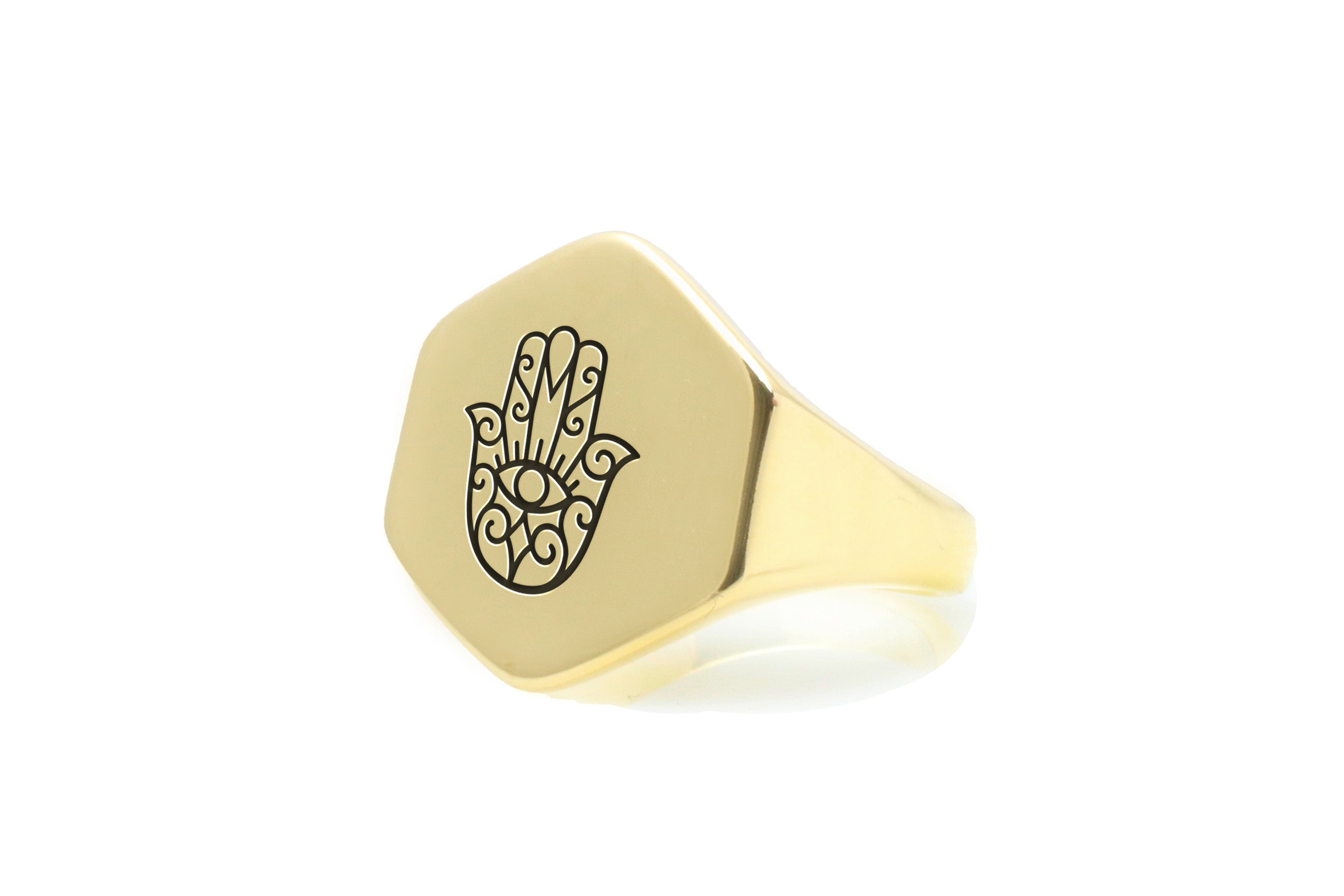 Hamsa Signet Ring