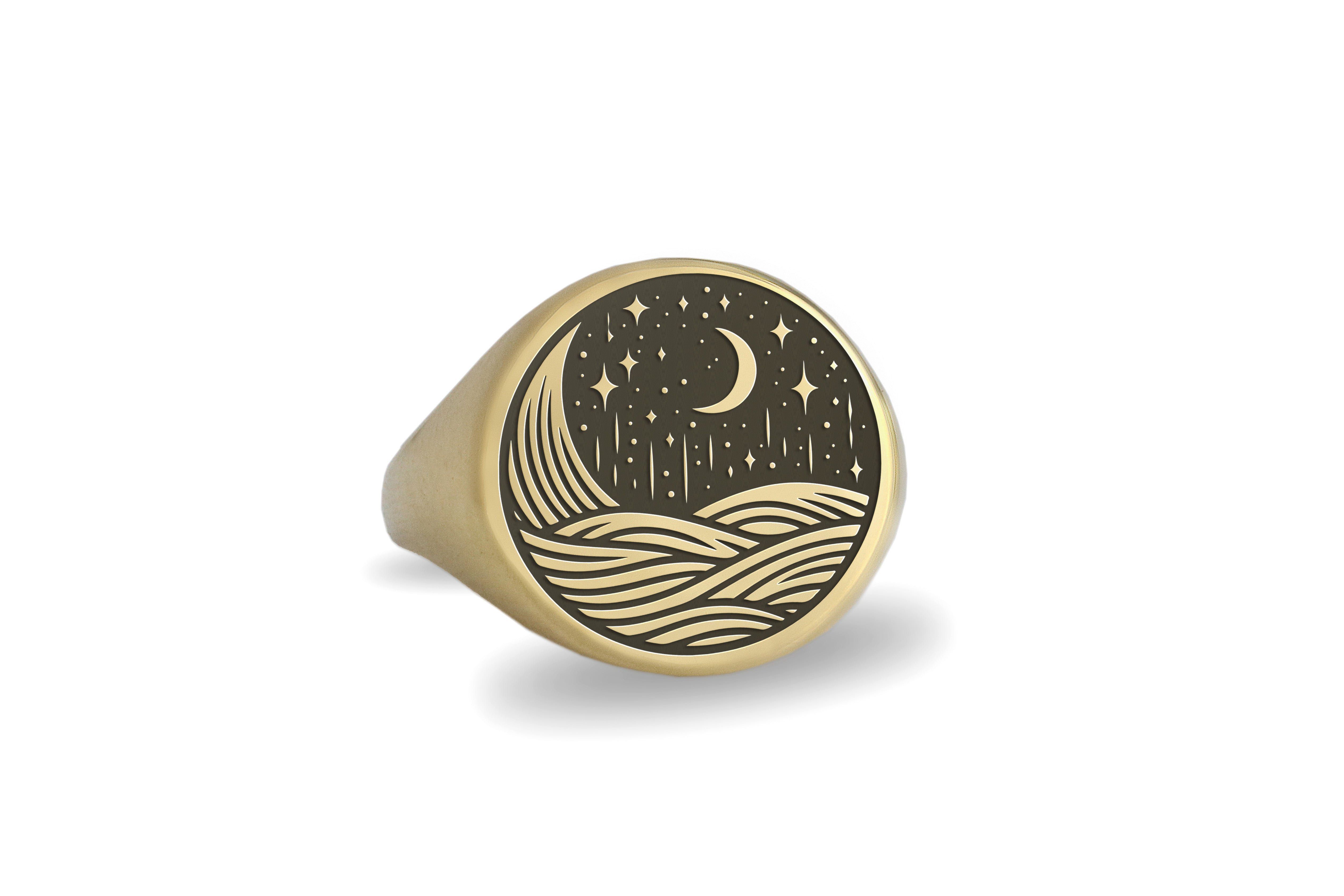 Cosmic Night Sky Ring