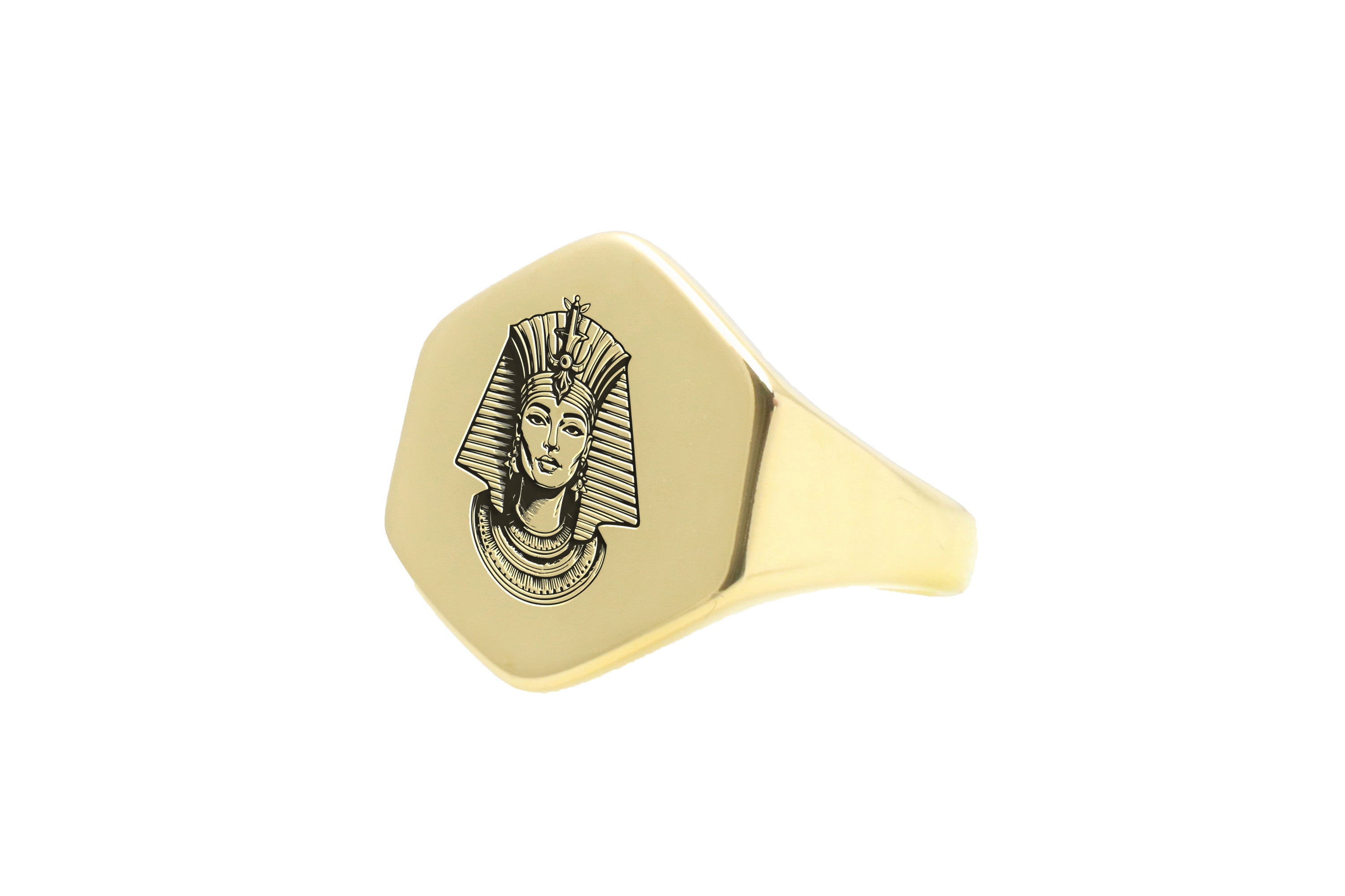 Queen of Egypt Engraved Ring