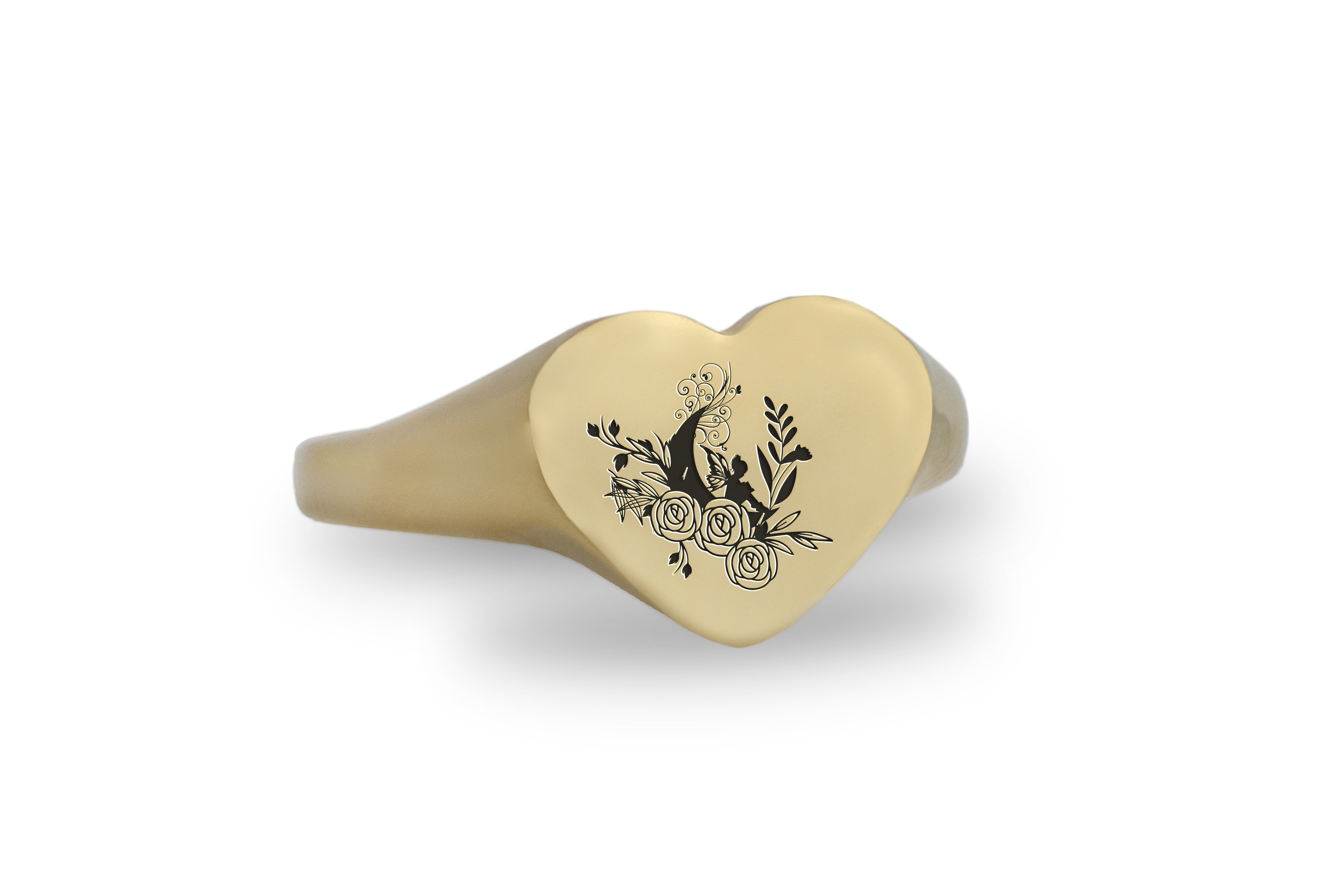 14k Gold Mystical Signet Ring