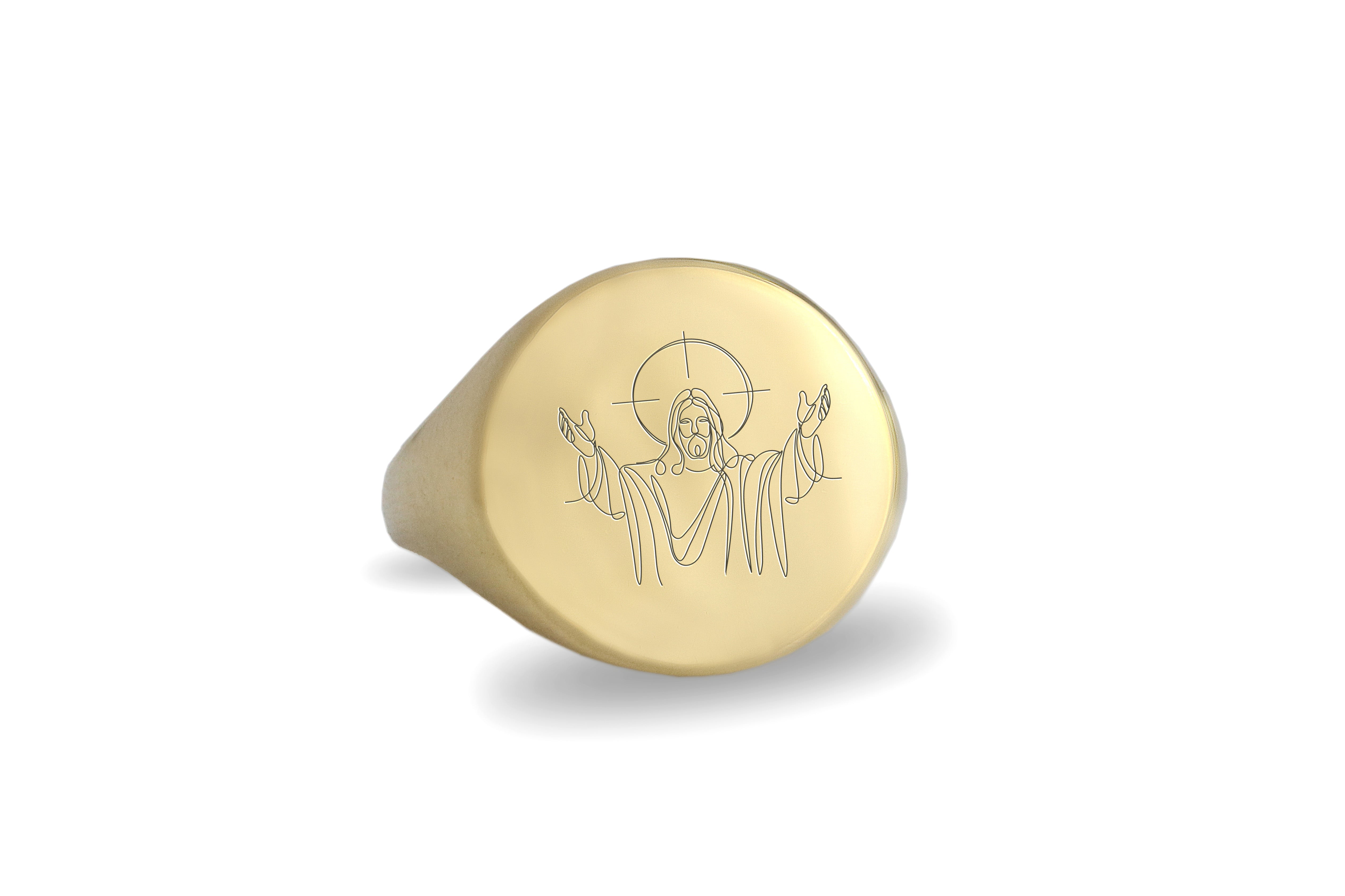 Bold Statement Jesus Ring