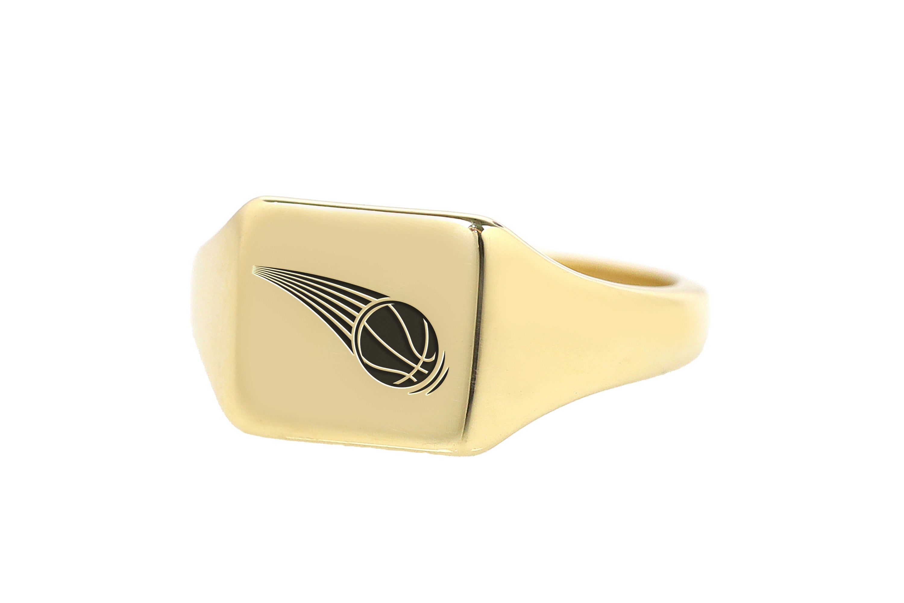Custom Basketball Signet Ring
