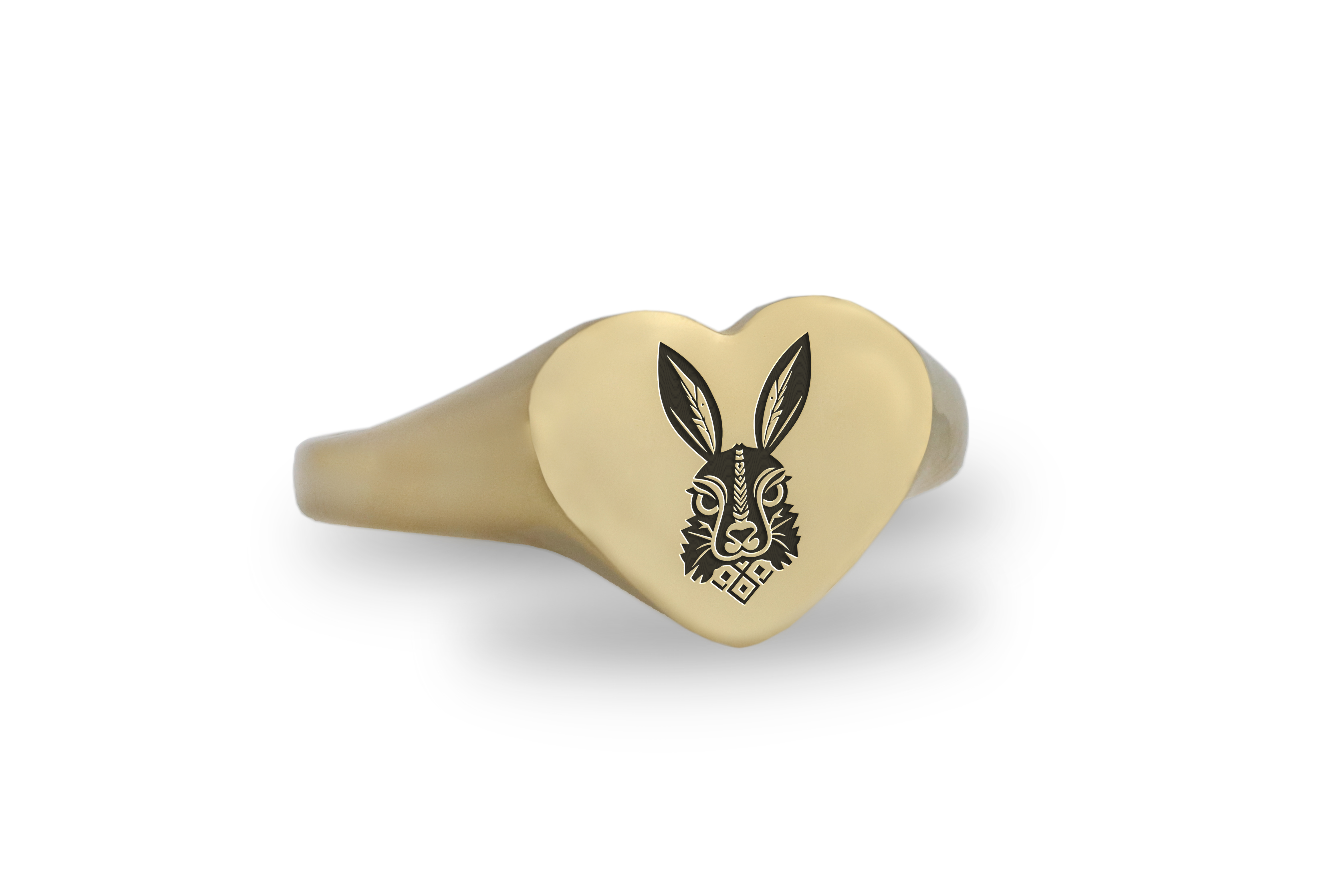 Engraved Rabbit Ring