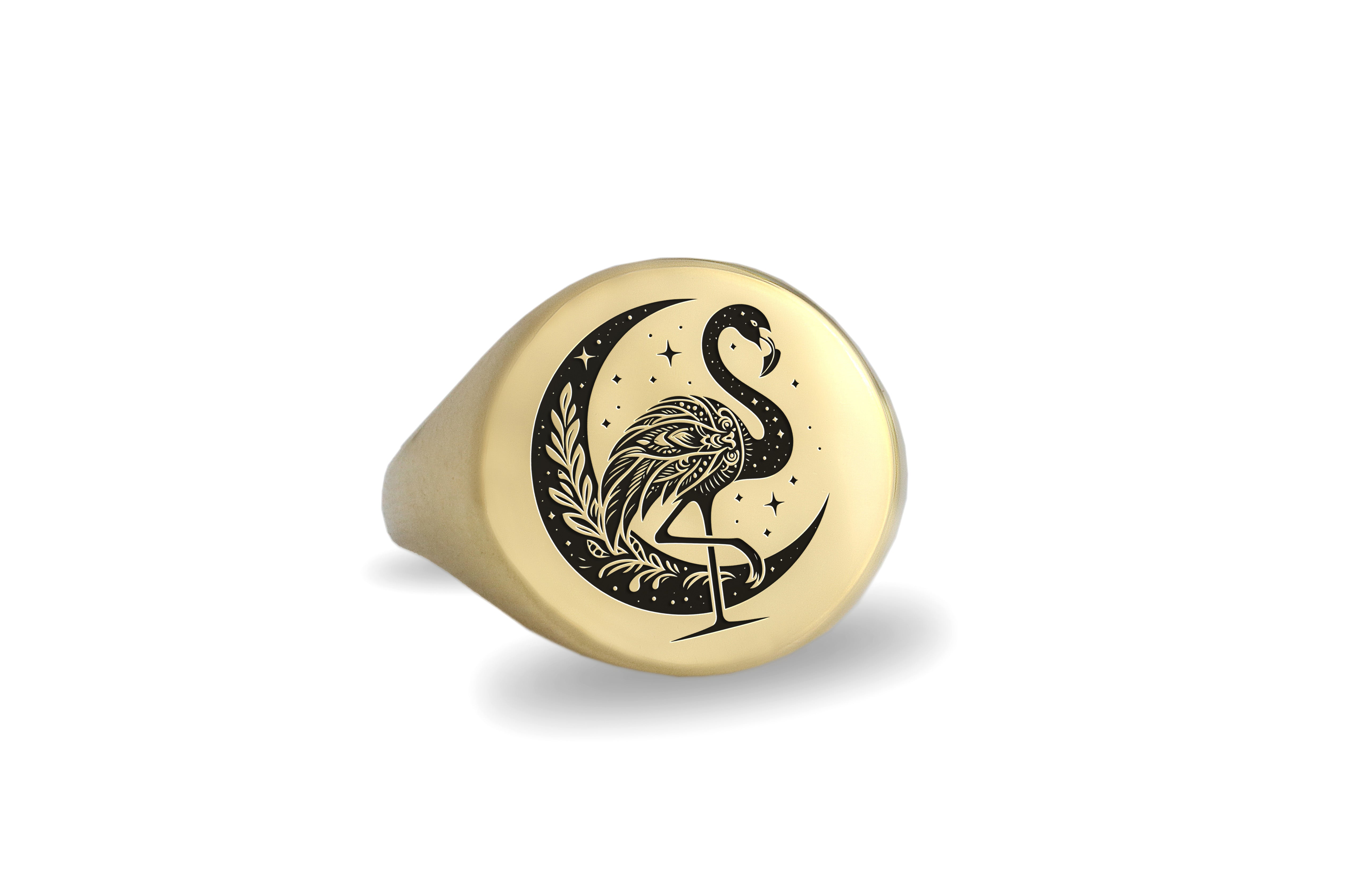 Bold Statement Flamingo Ring
