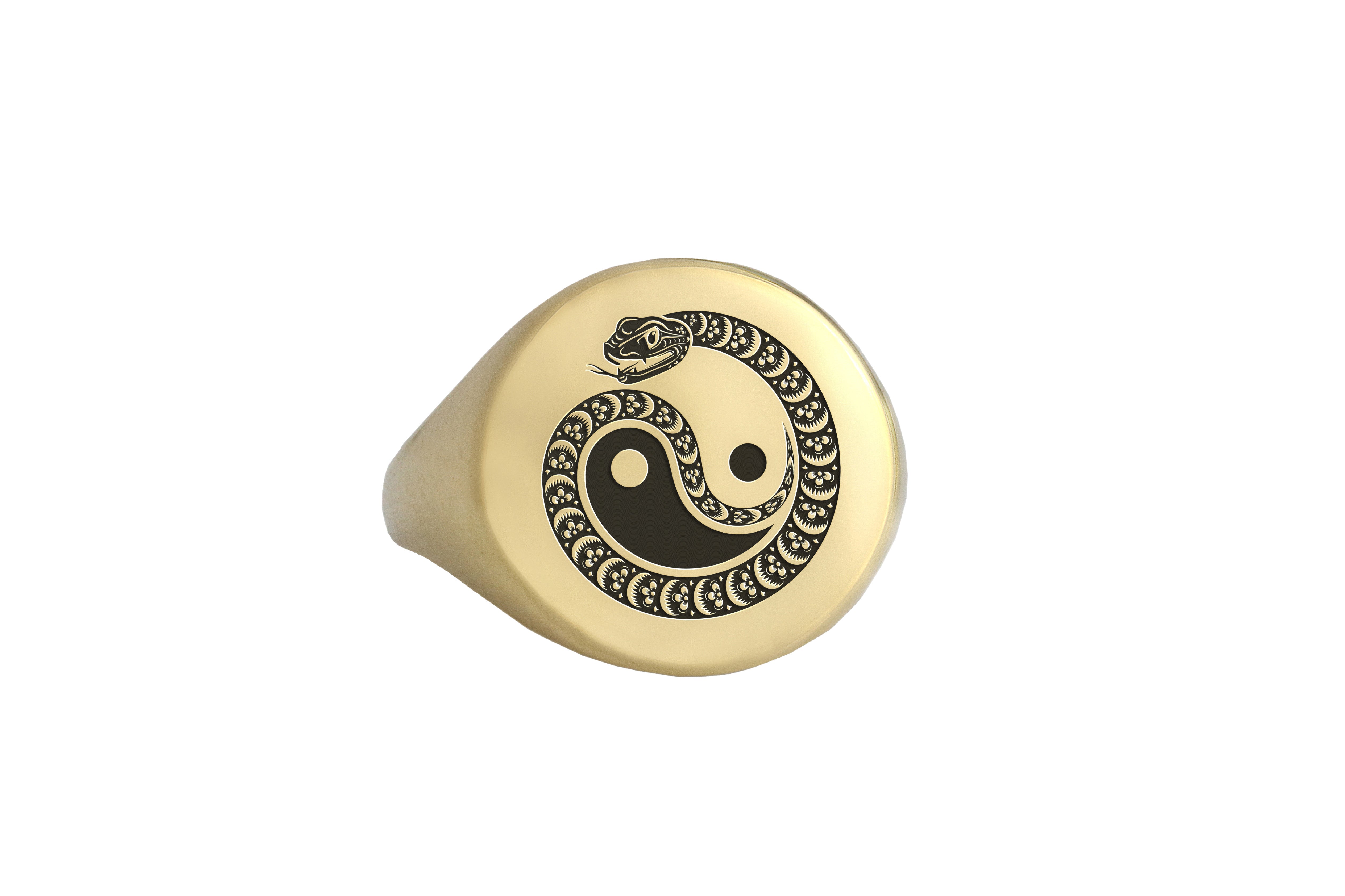 Yin And Yang Snake Ring
