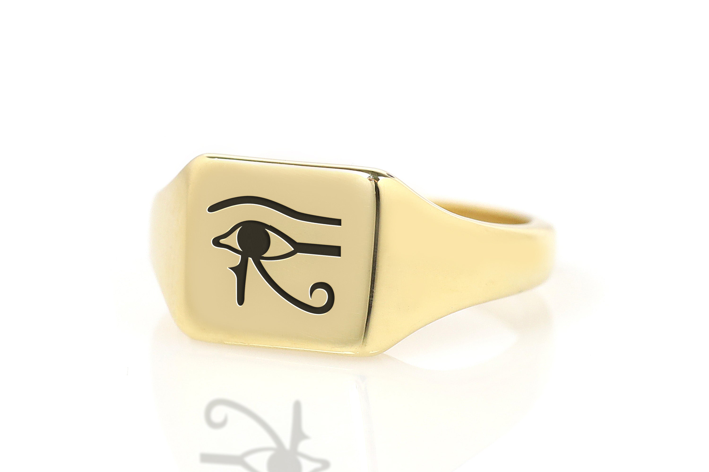 Eye of Horus Engraved Ring