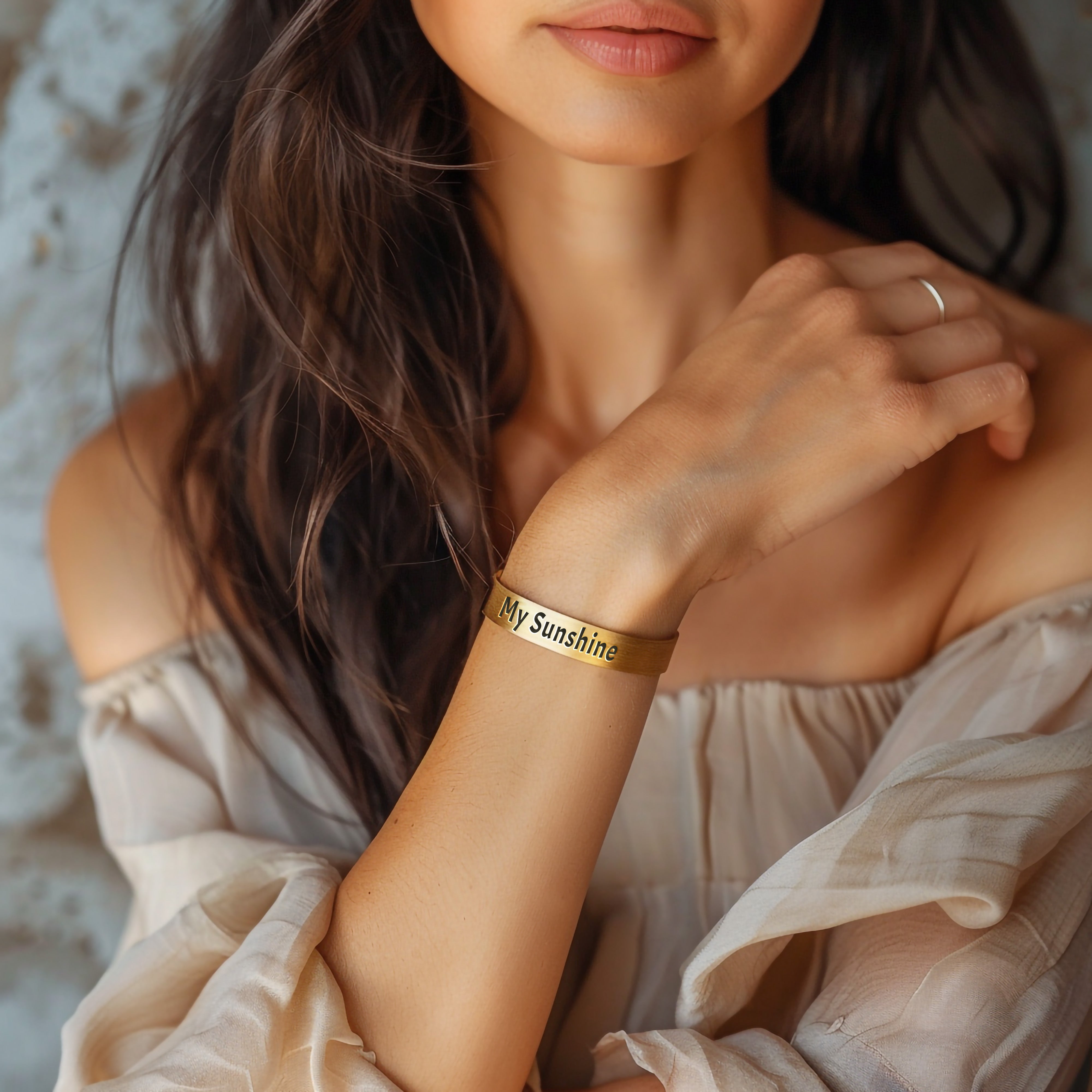 Custom Text Bracelet