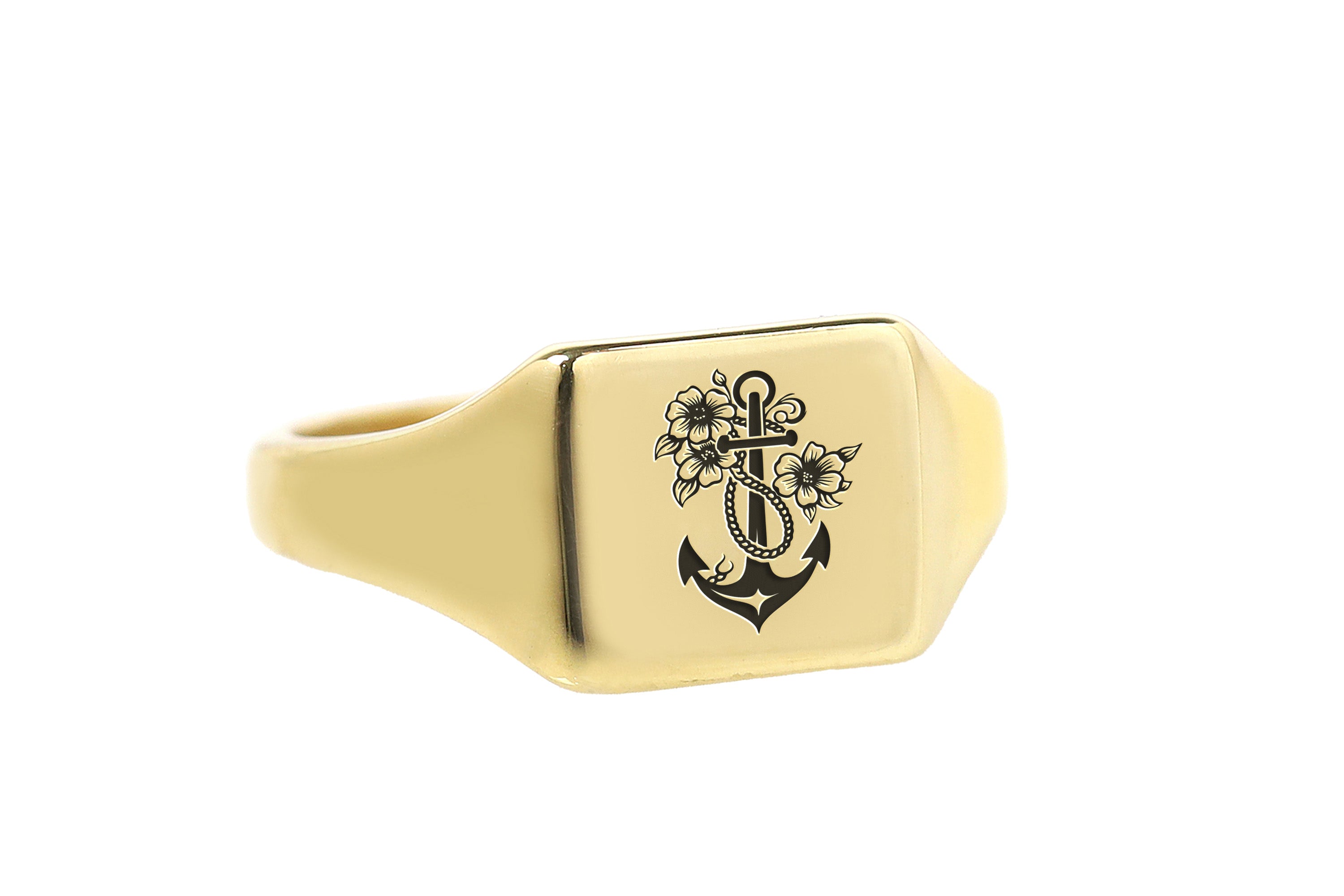 Floral Anchor Ring