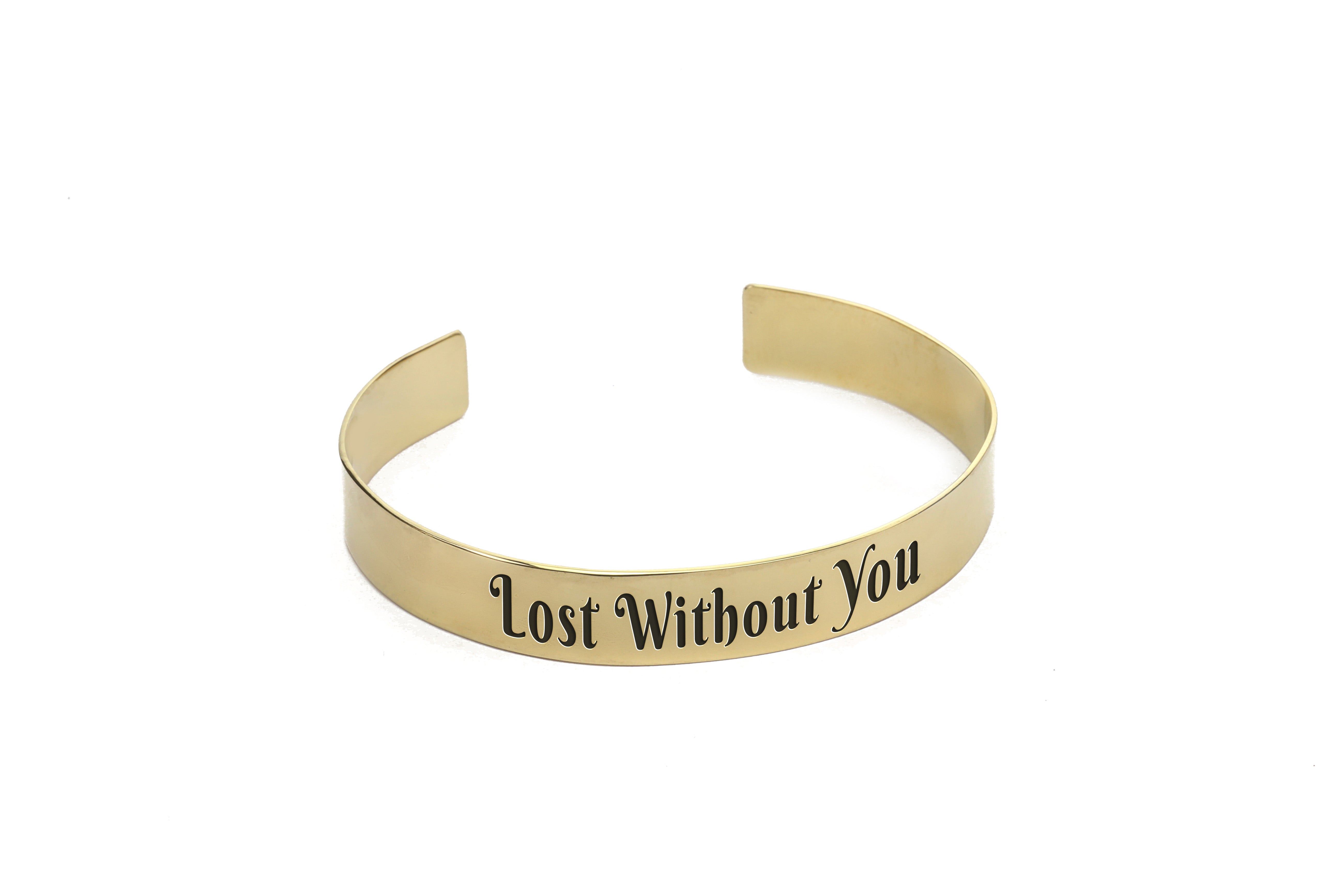 Custom Letters Gold Bracelet