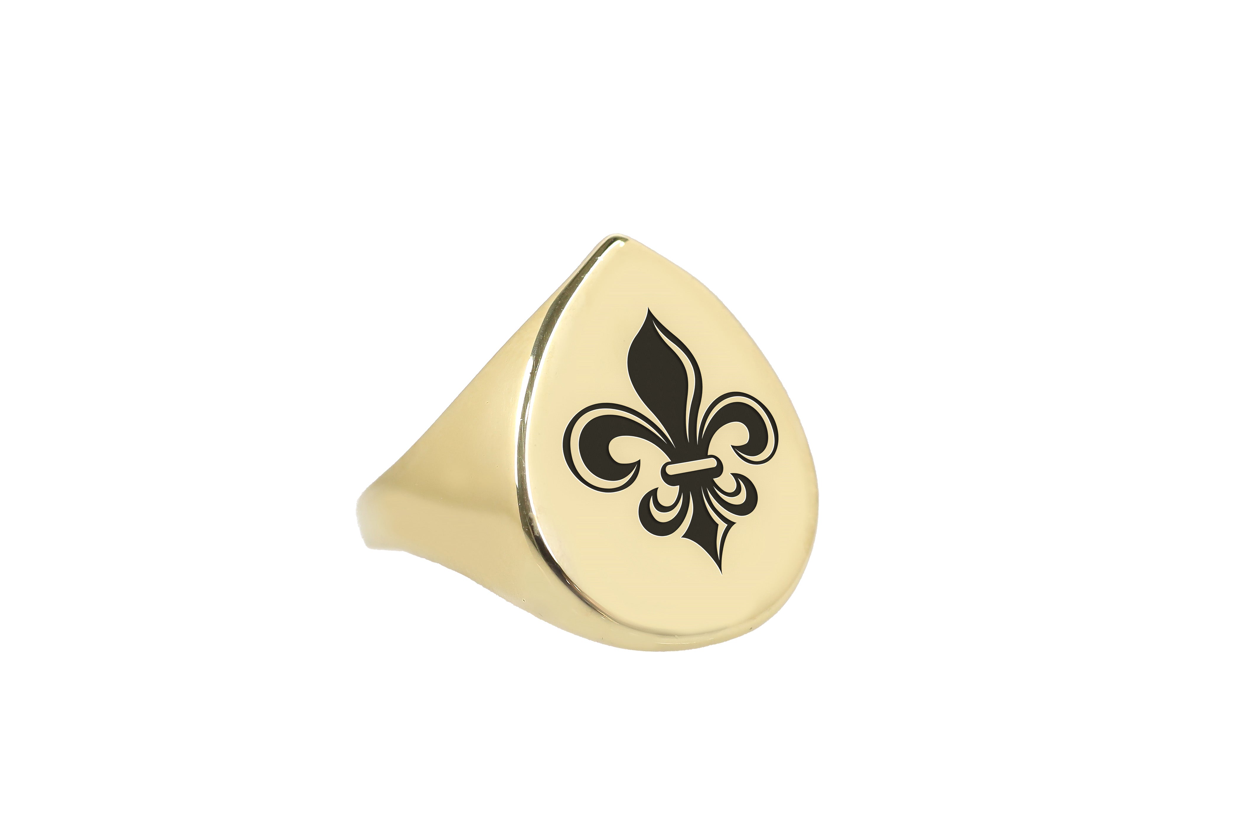 14k Gold Royal Symbol Ring
