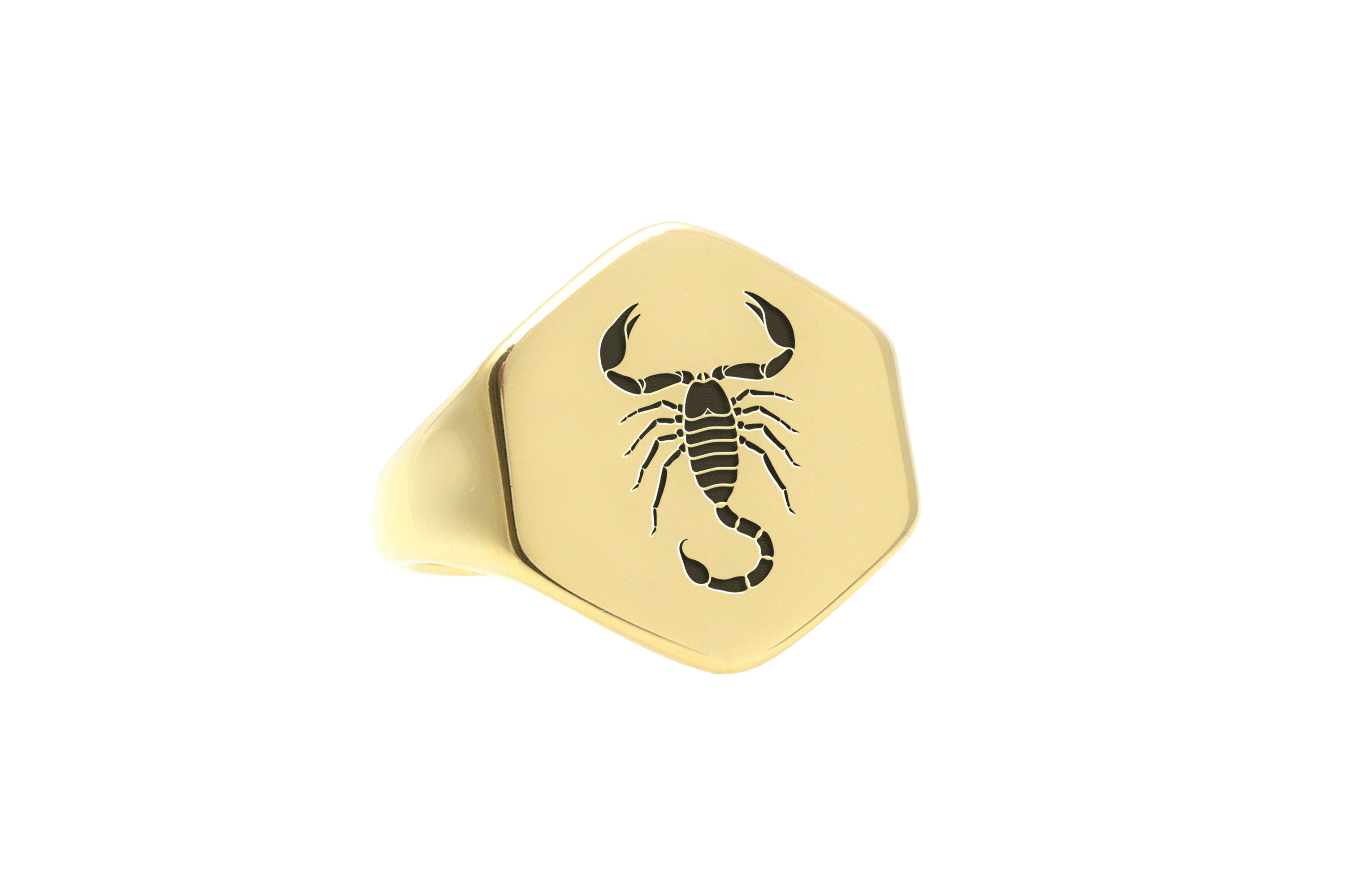 Scorpio Zodiac Signet Ring
