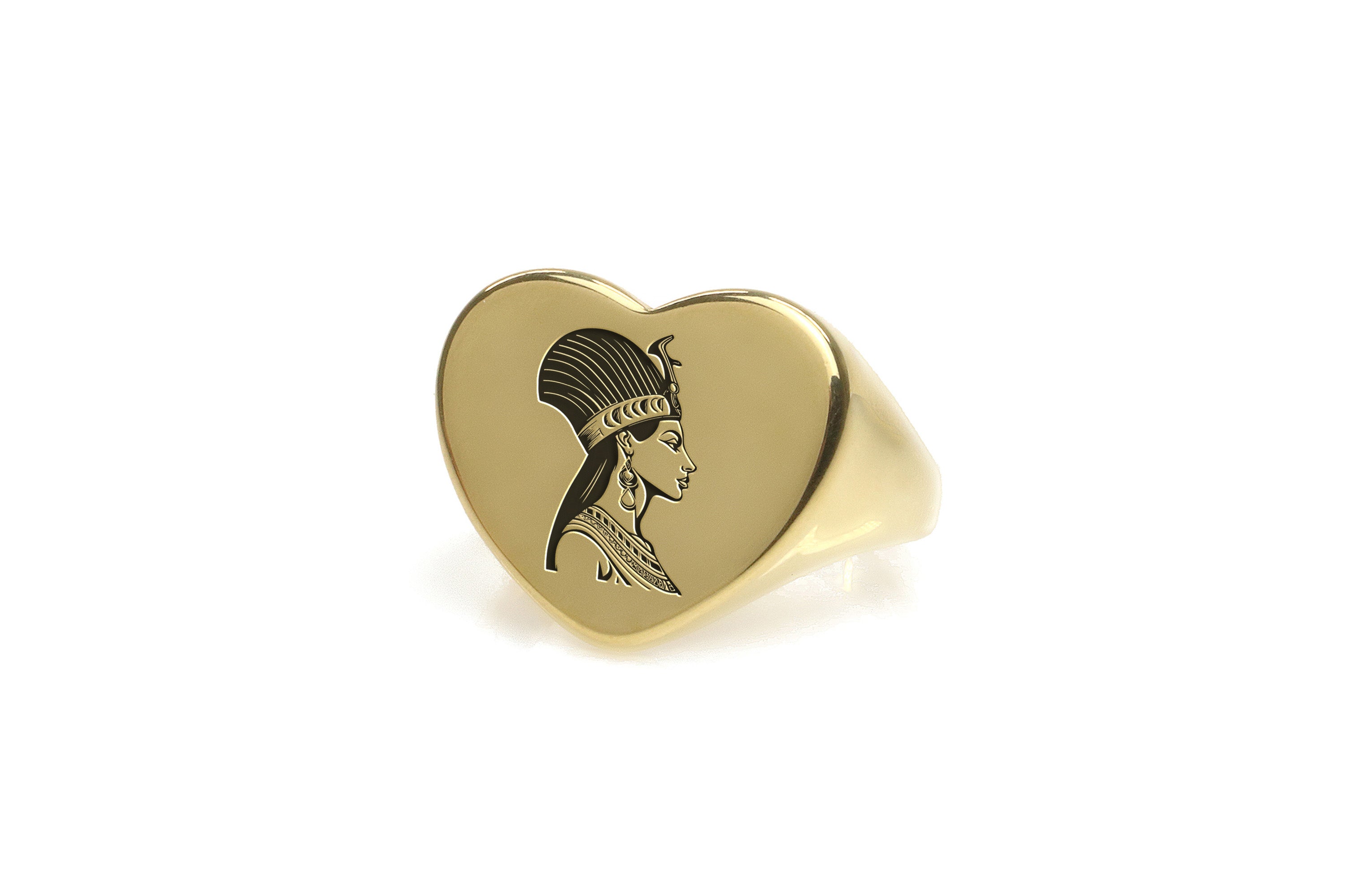 Heart-Shaped Cleopatra Ring