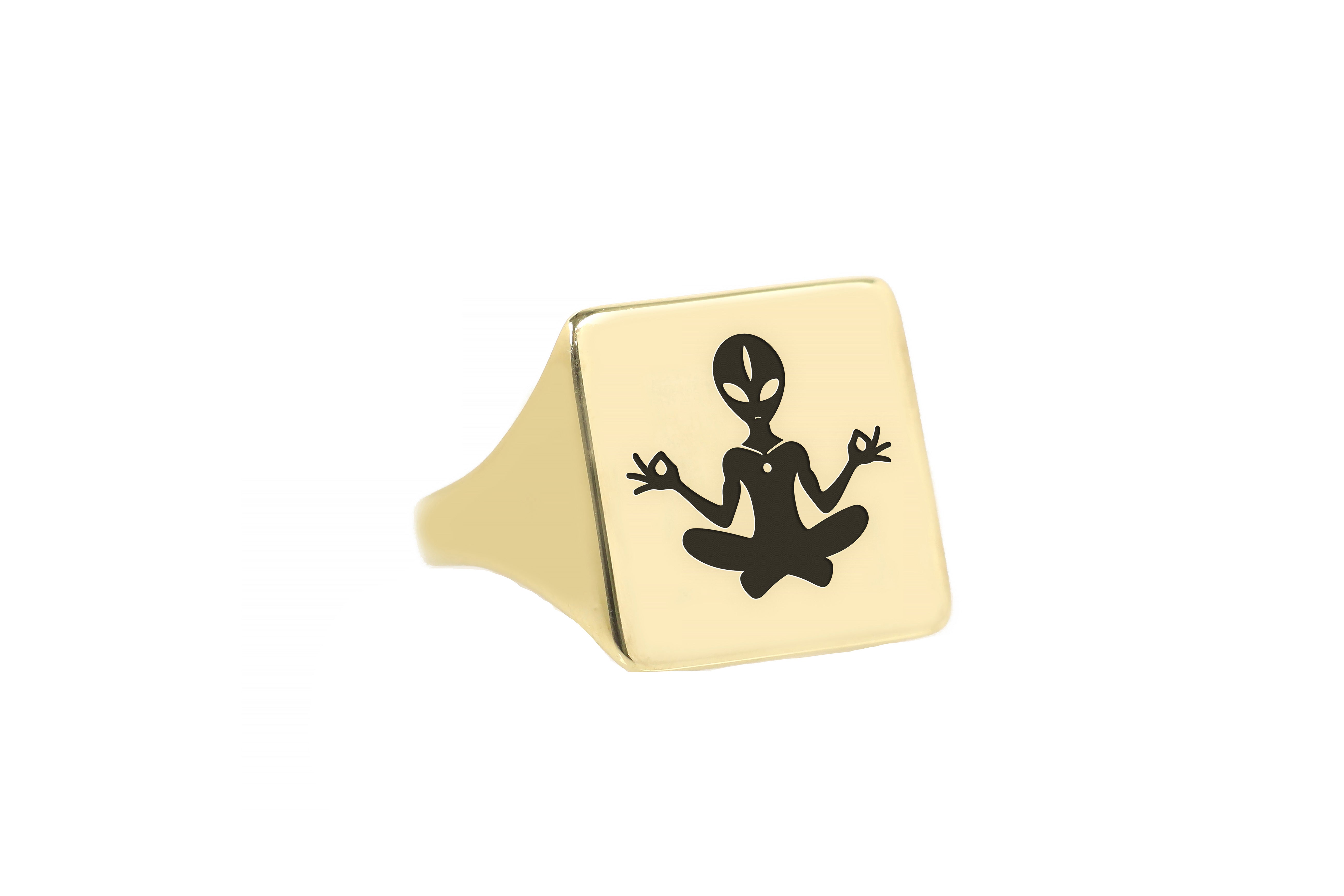 Custom Alien Signet Ring