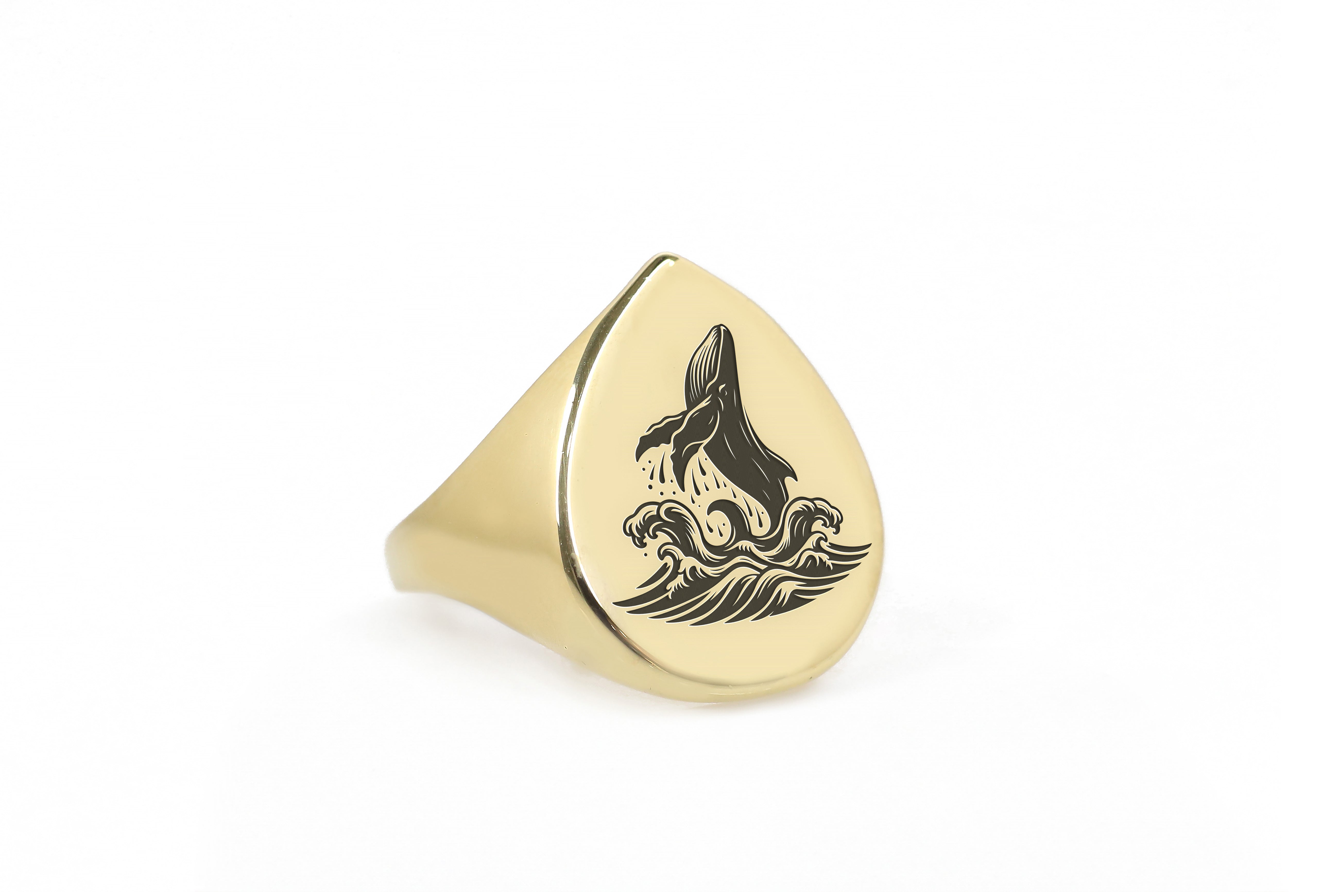 Bold Statement Whale Ring