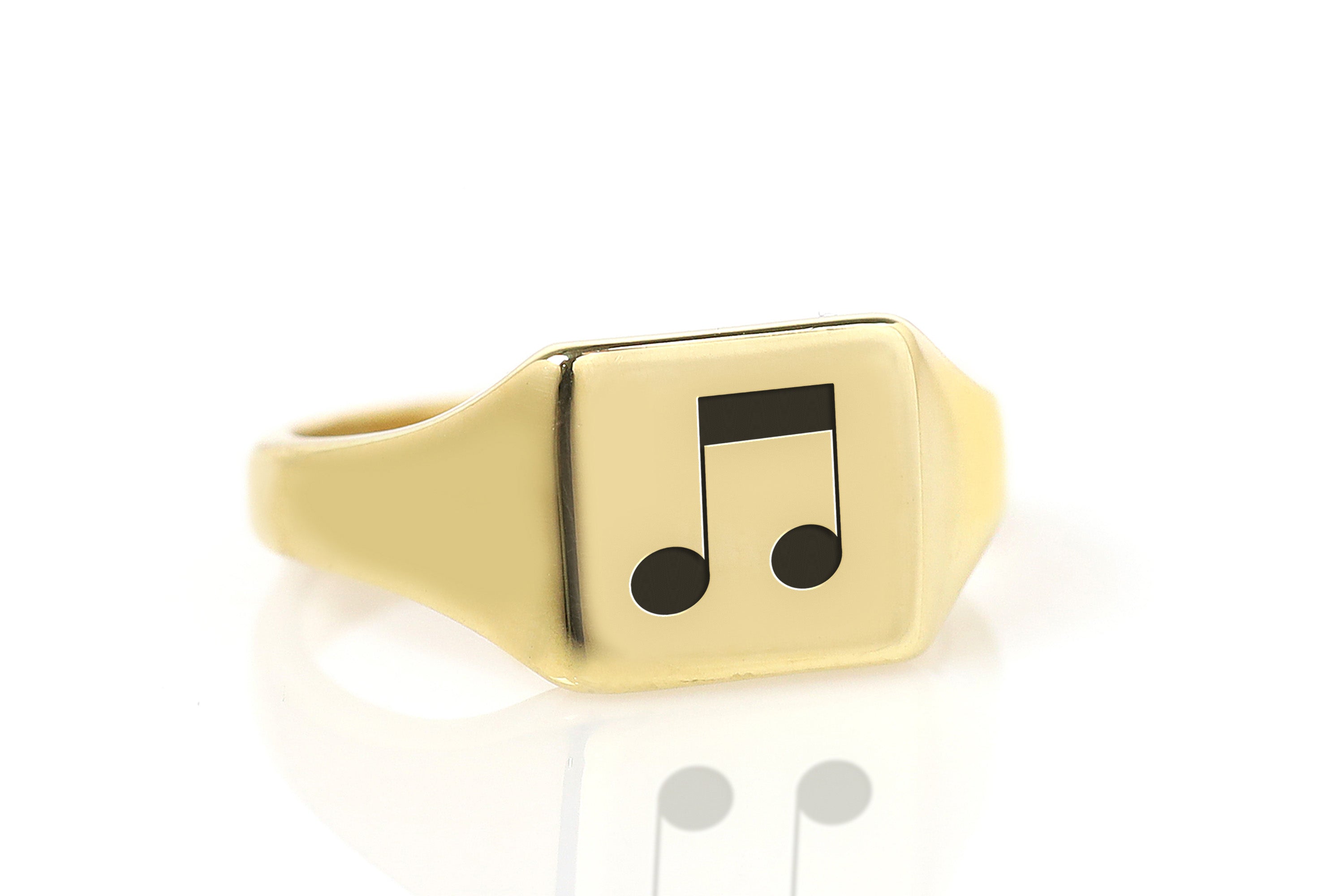 Musical Delicate Signet Ring