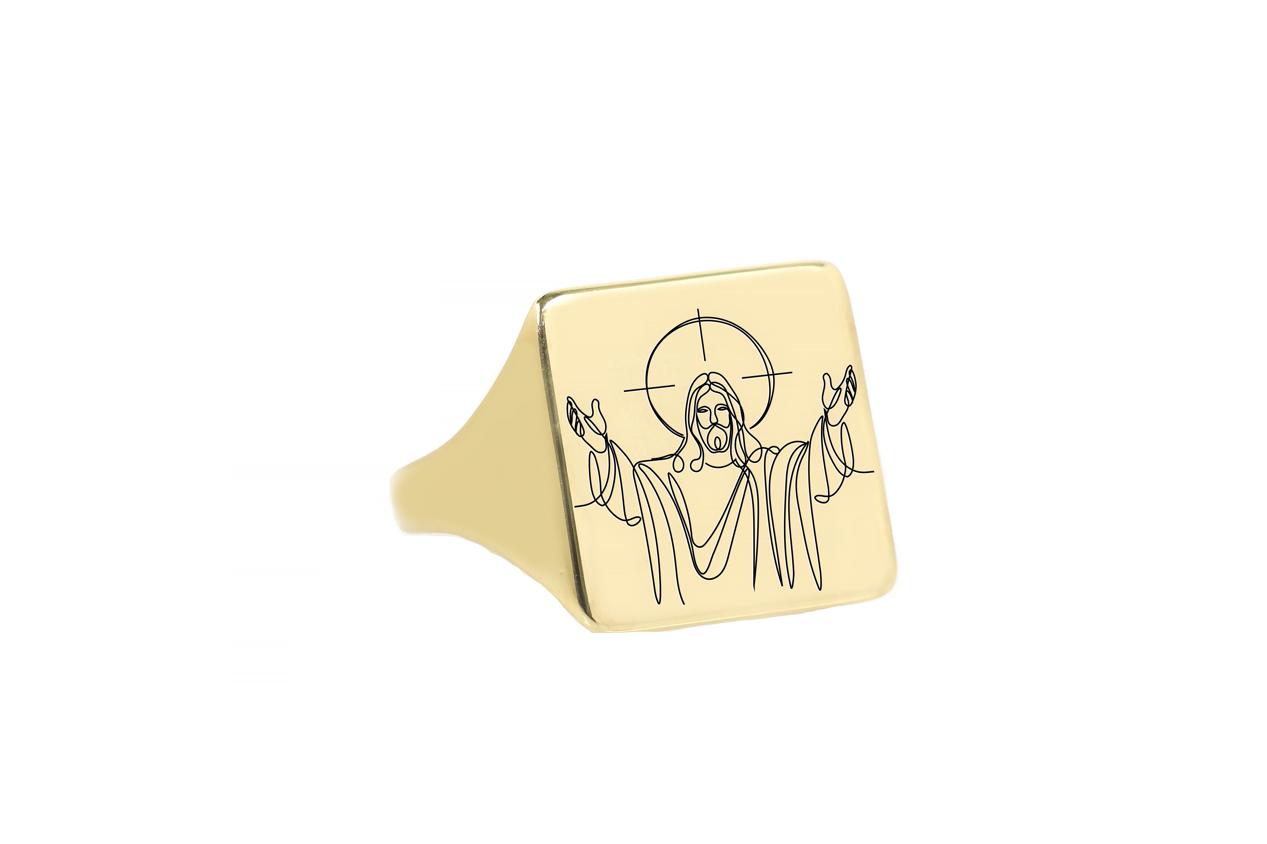 Custom Jesus Ring