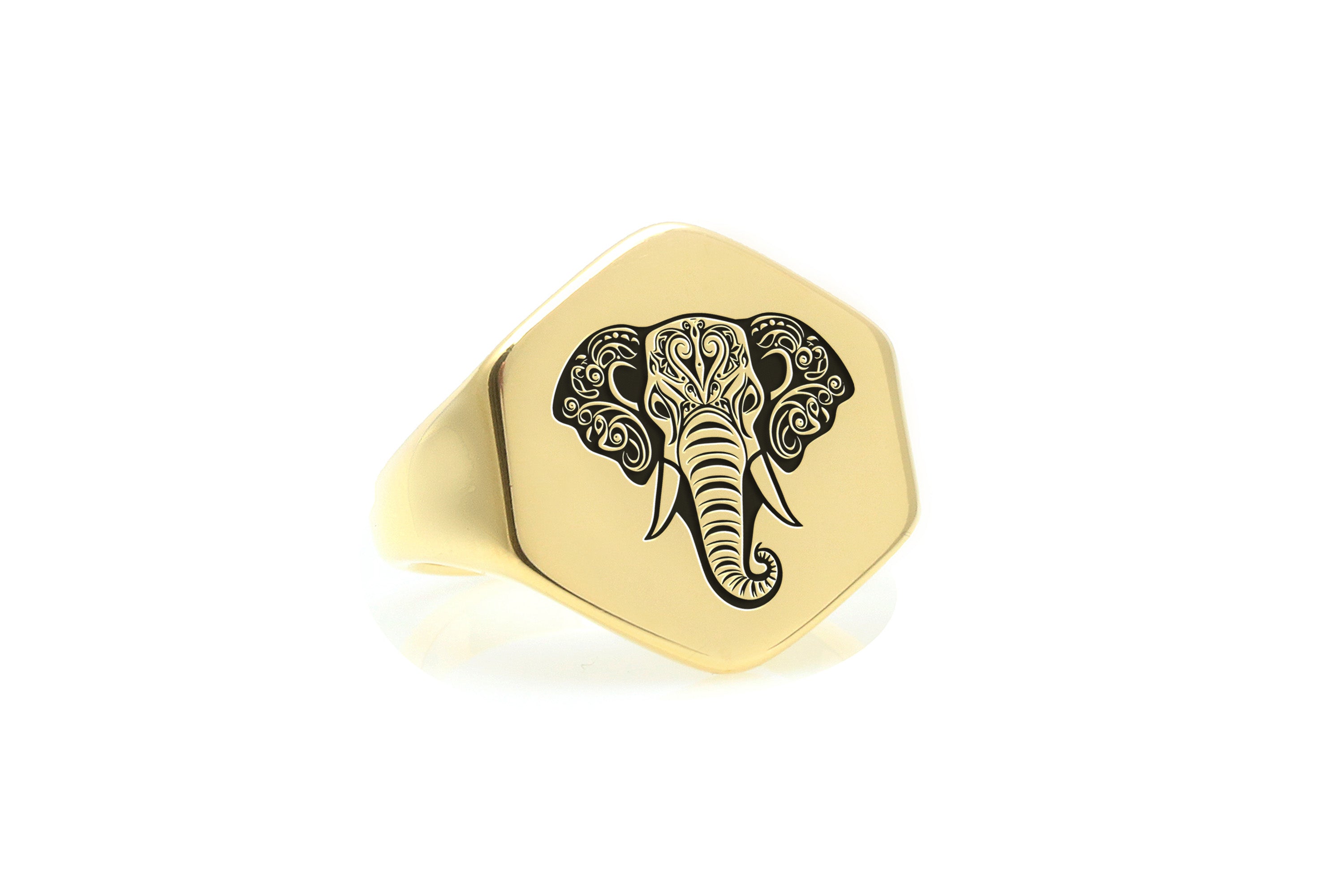 Elephant Mandala Ring