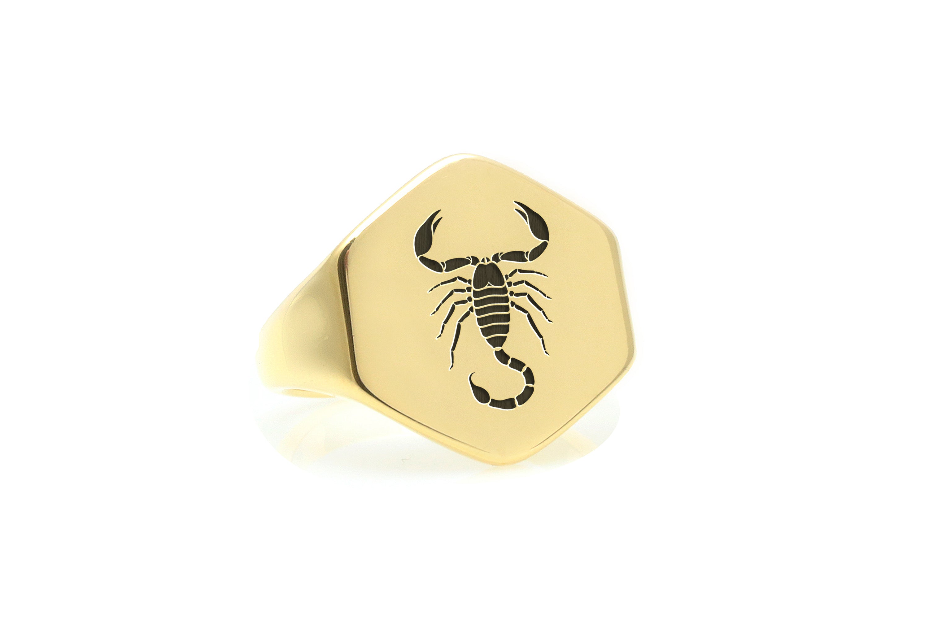 Scorpio Zodiac Signet Ring