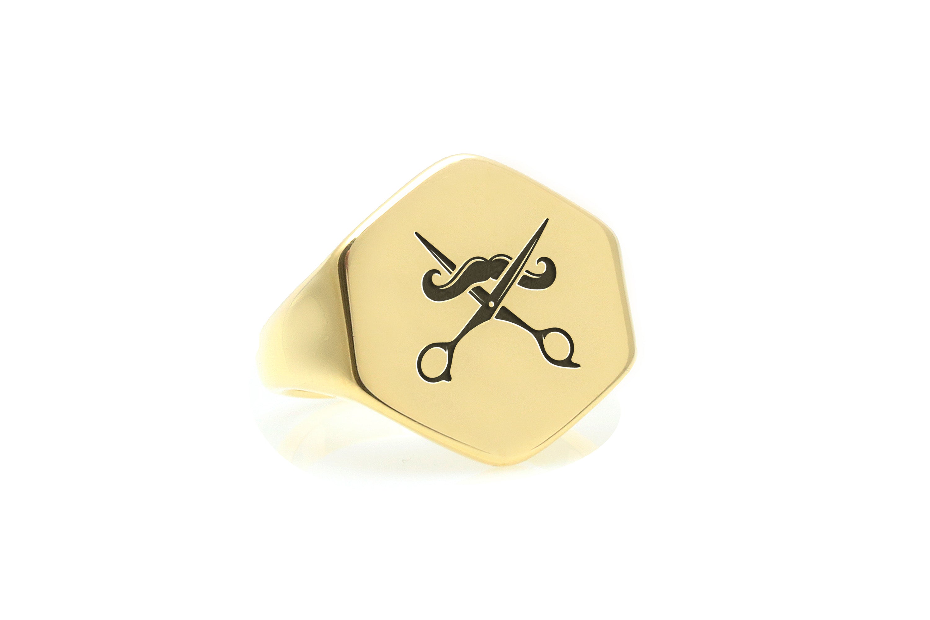 Barber Gold Signet Ring