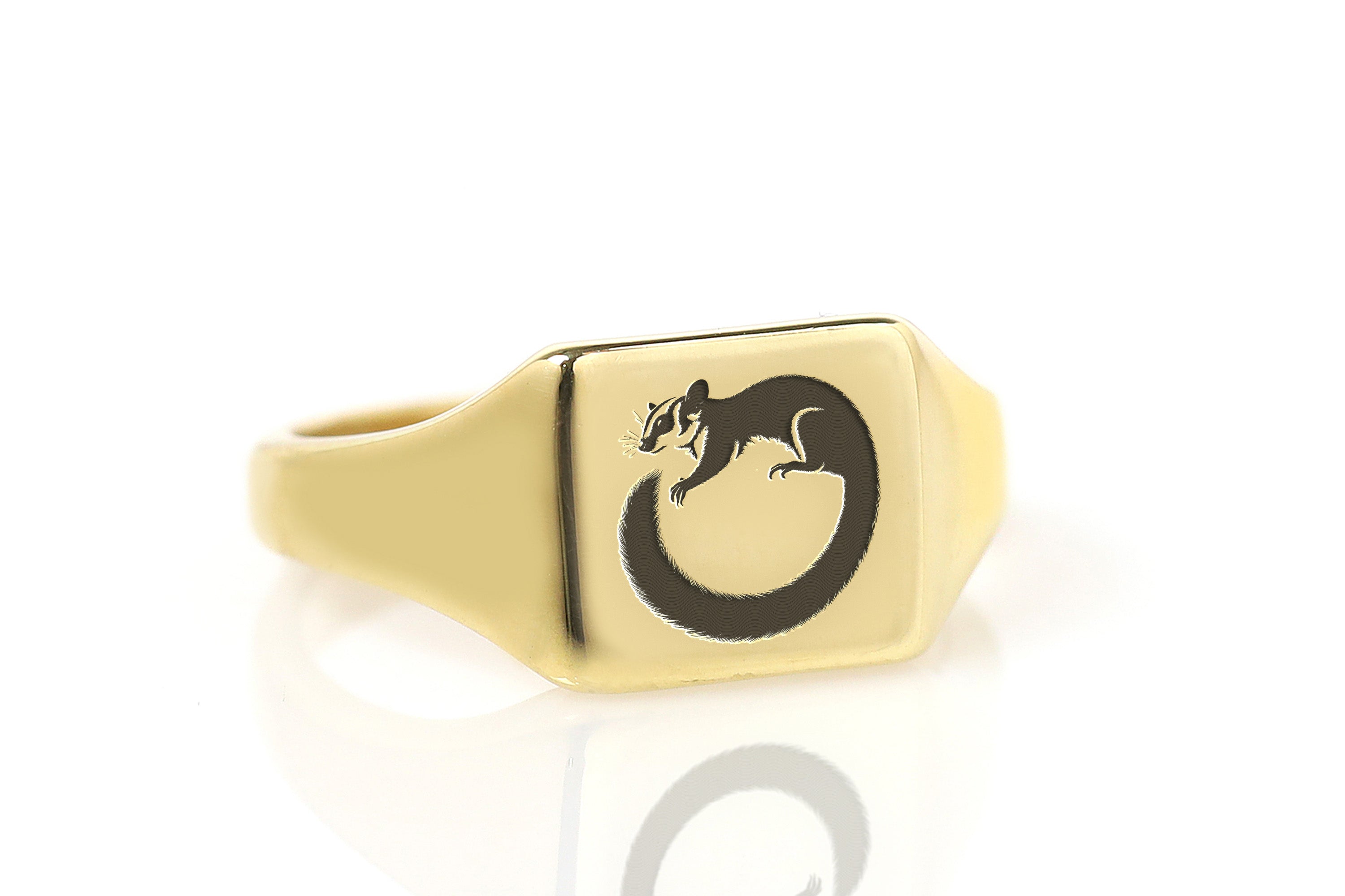 Sugar Glider Engraving Ring