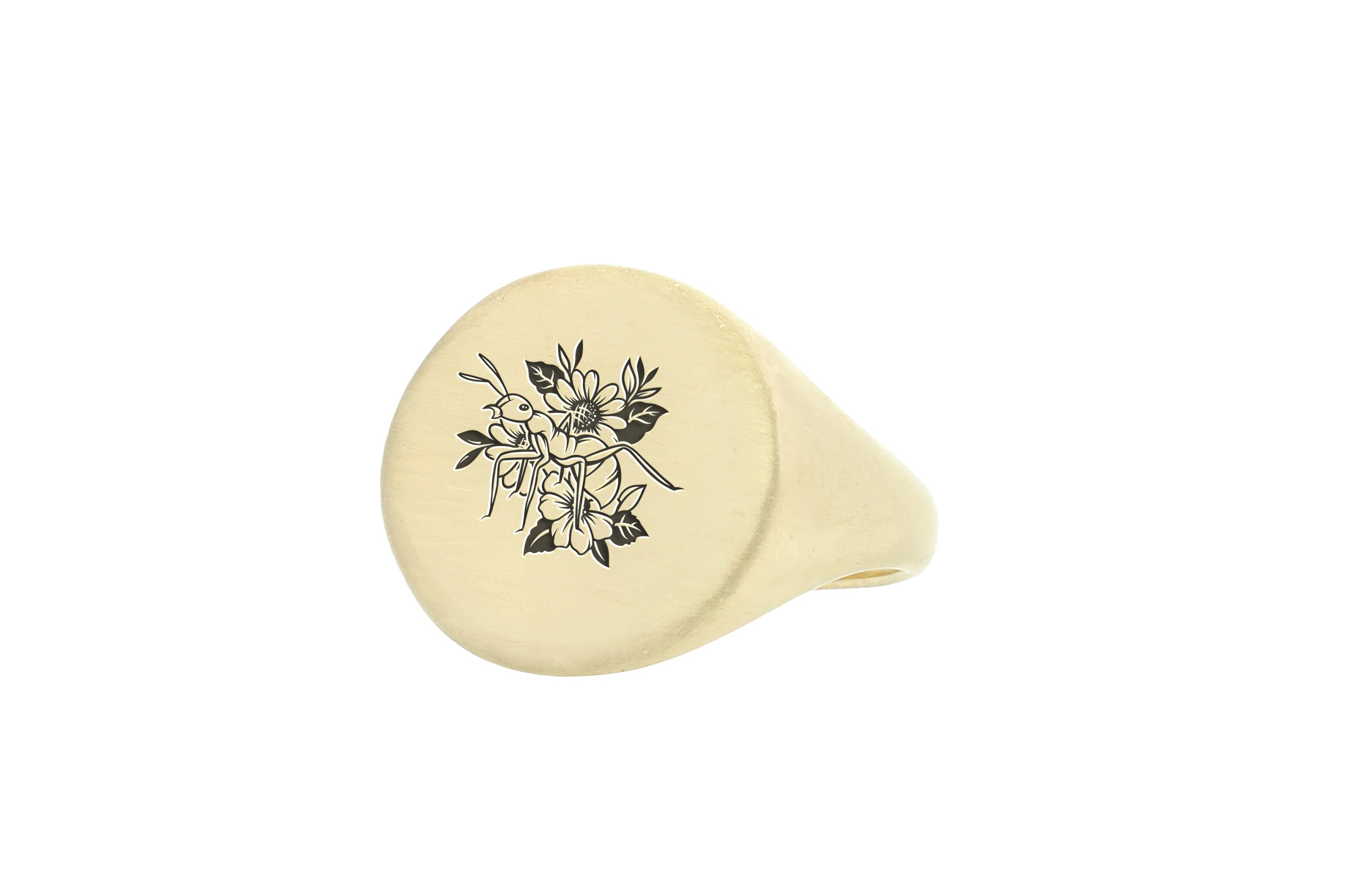 14k Gold Custom Insect Ring