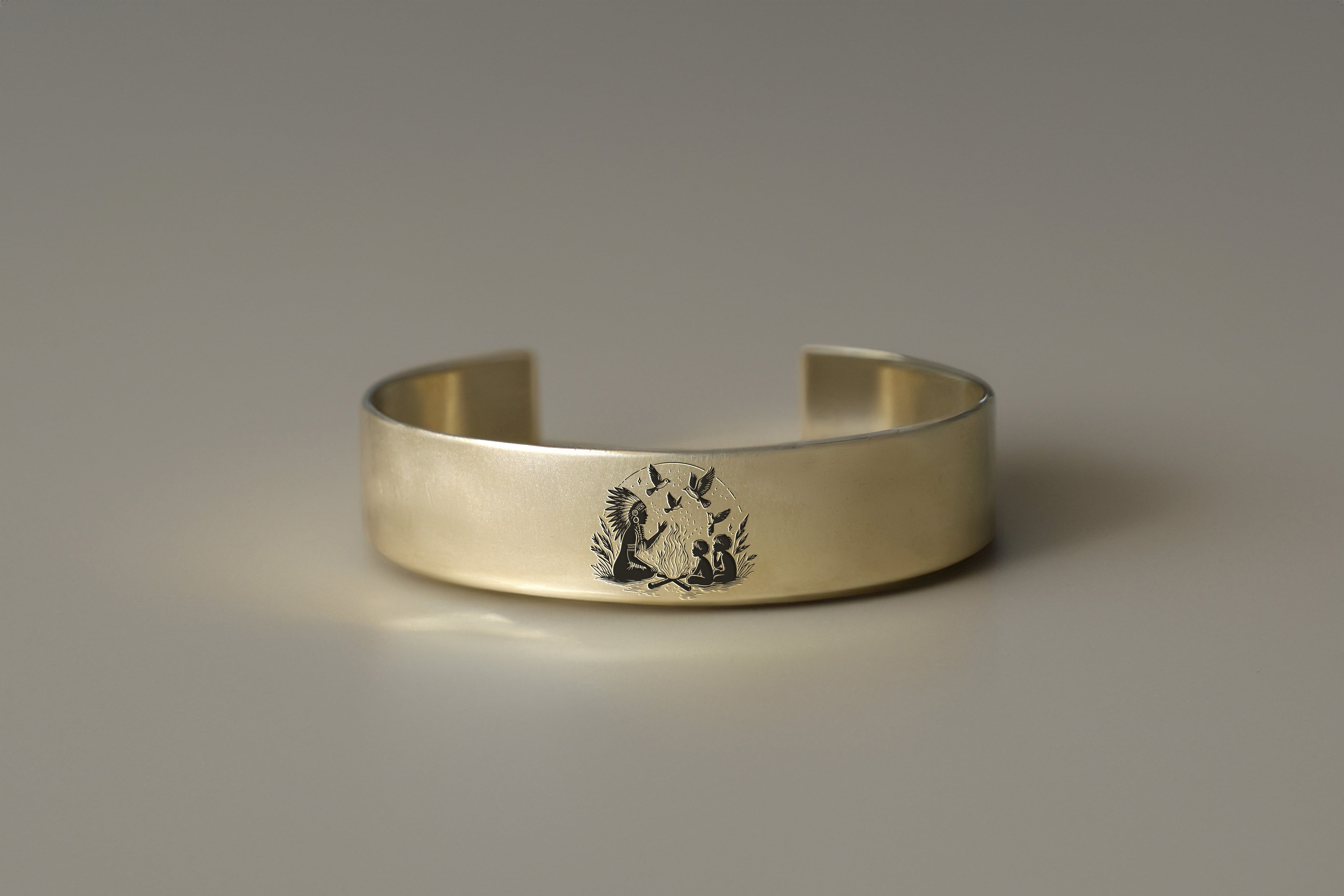 Engraved Native American Bracelet