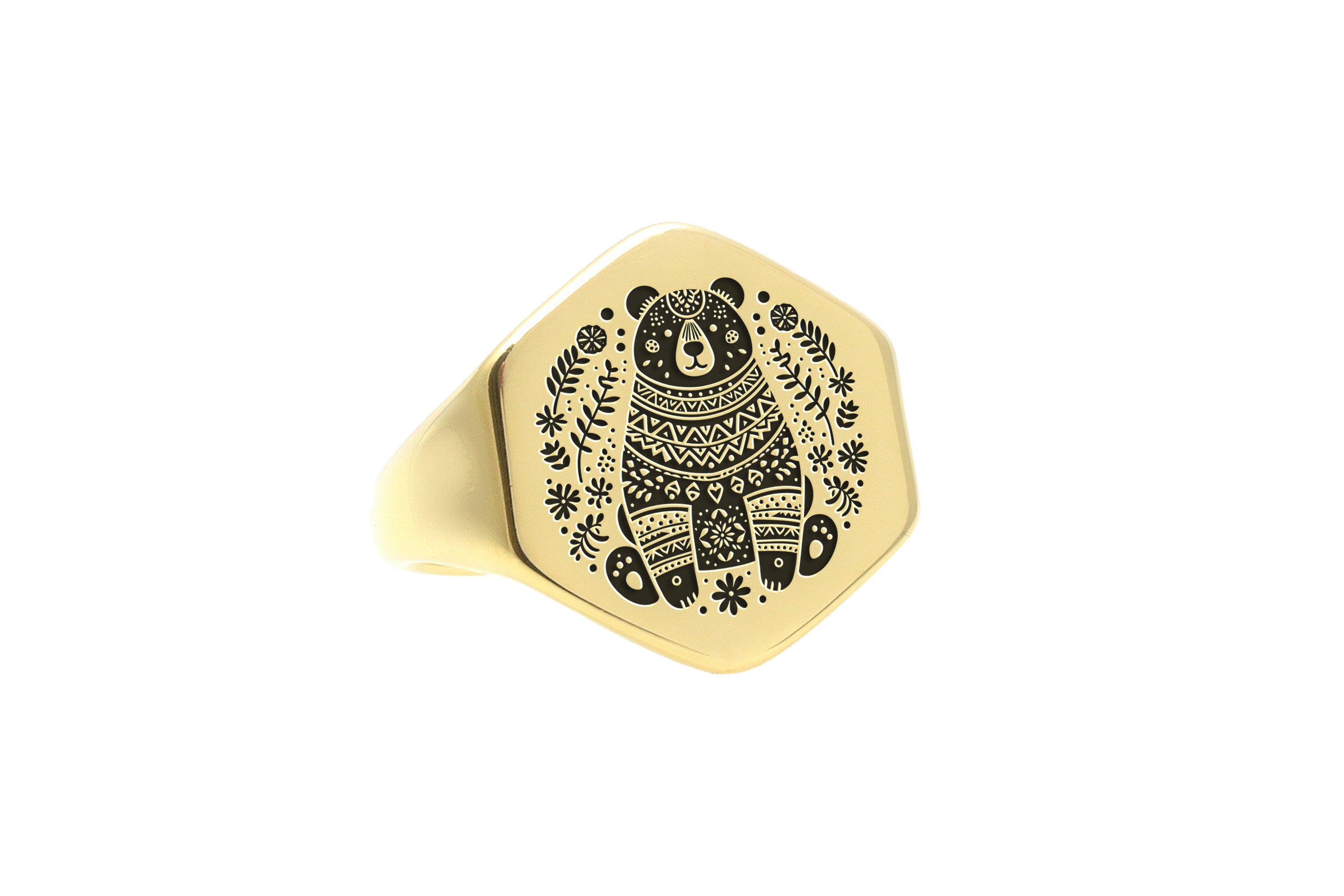Wild Harmony Bear Ring