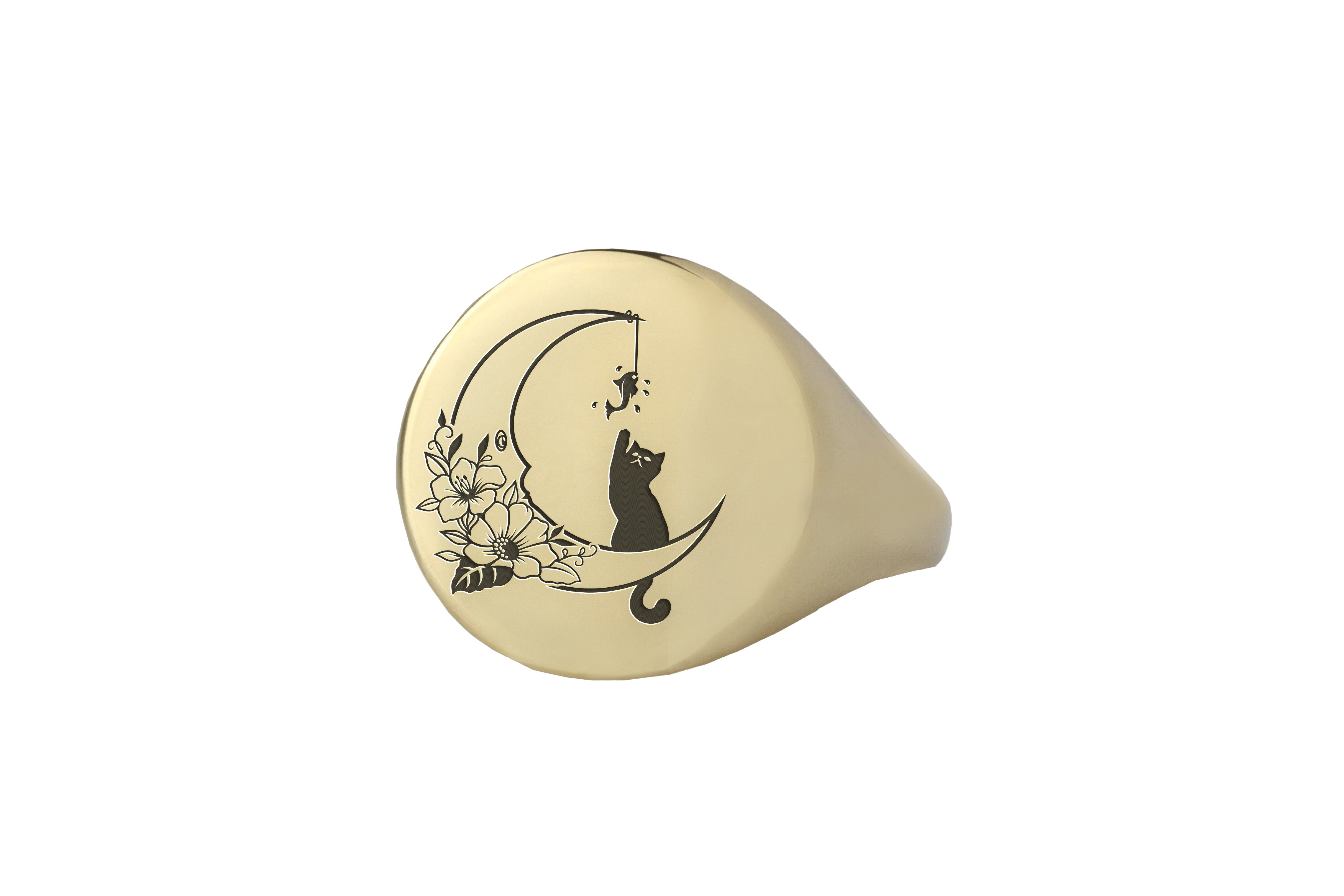 Cat Bold Statement Ring