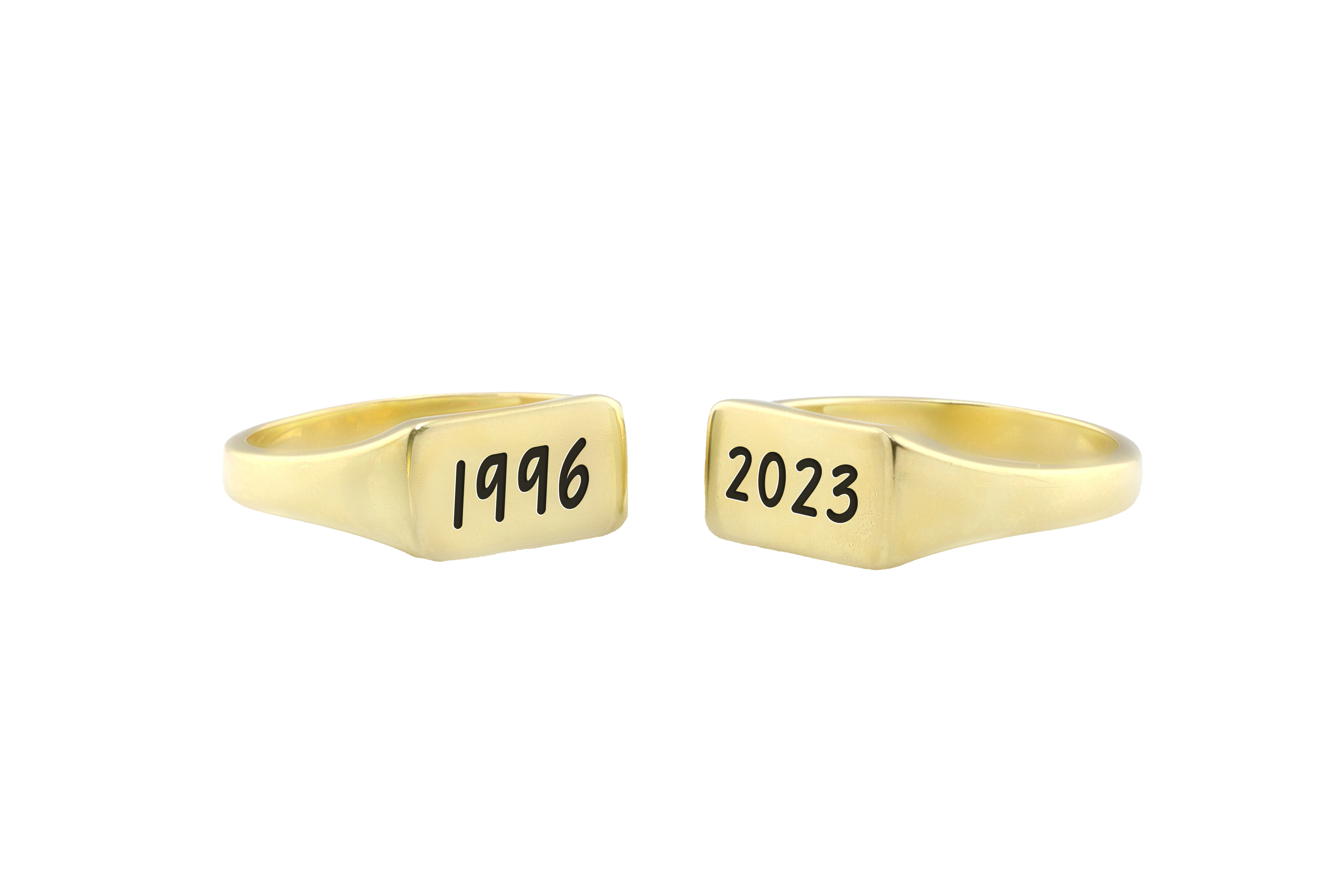 Custom Date Engraved Ring