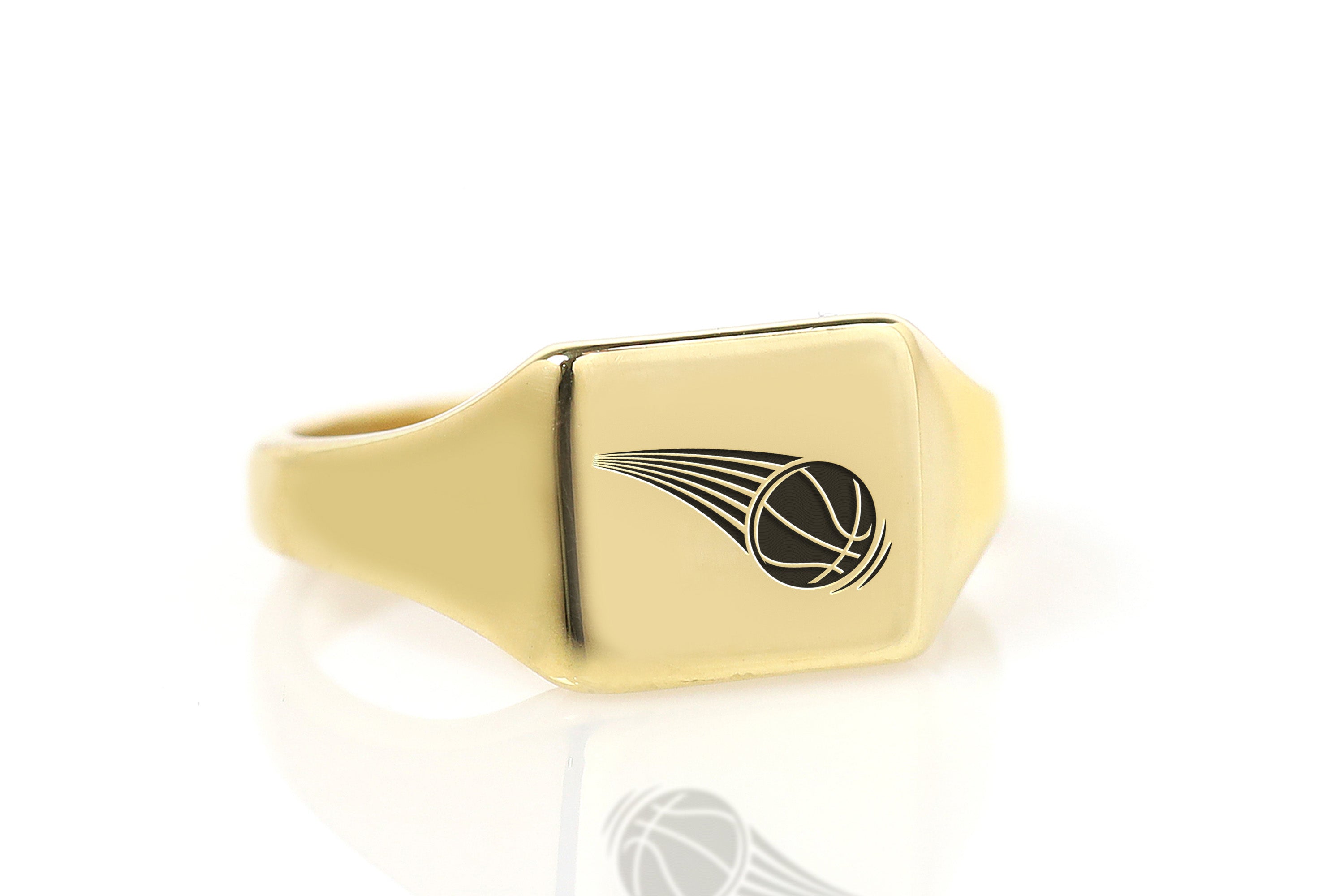 Custom Basketball Signet Ring