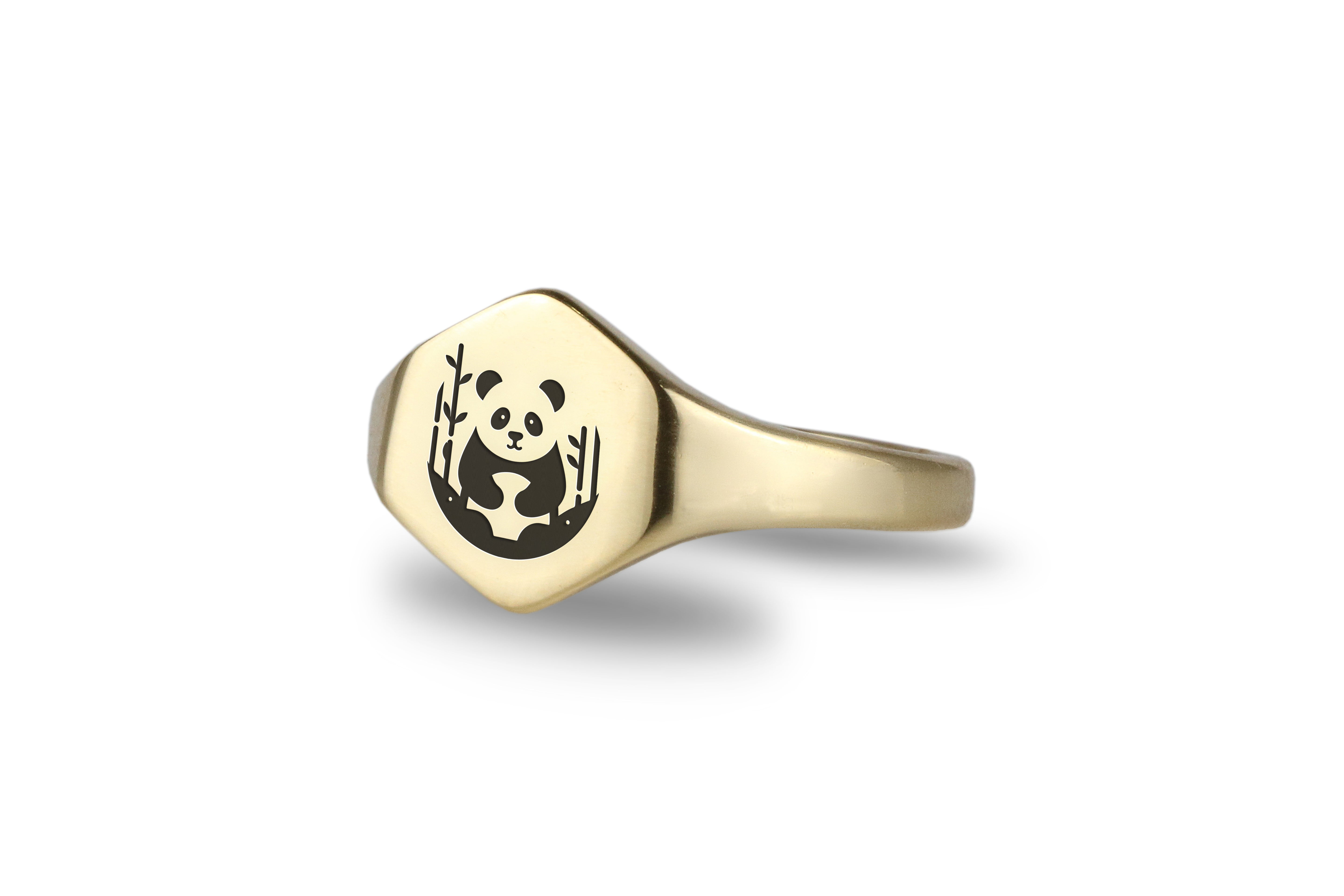Custom Panda Ring