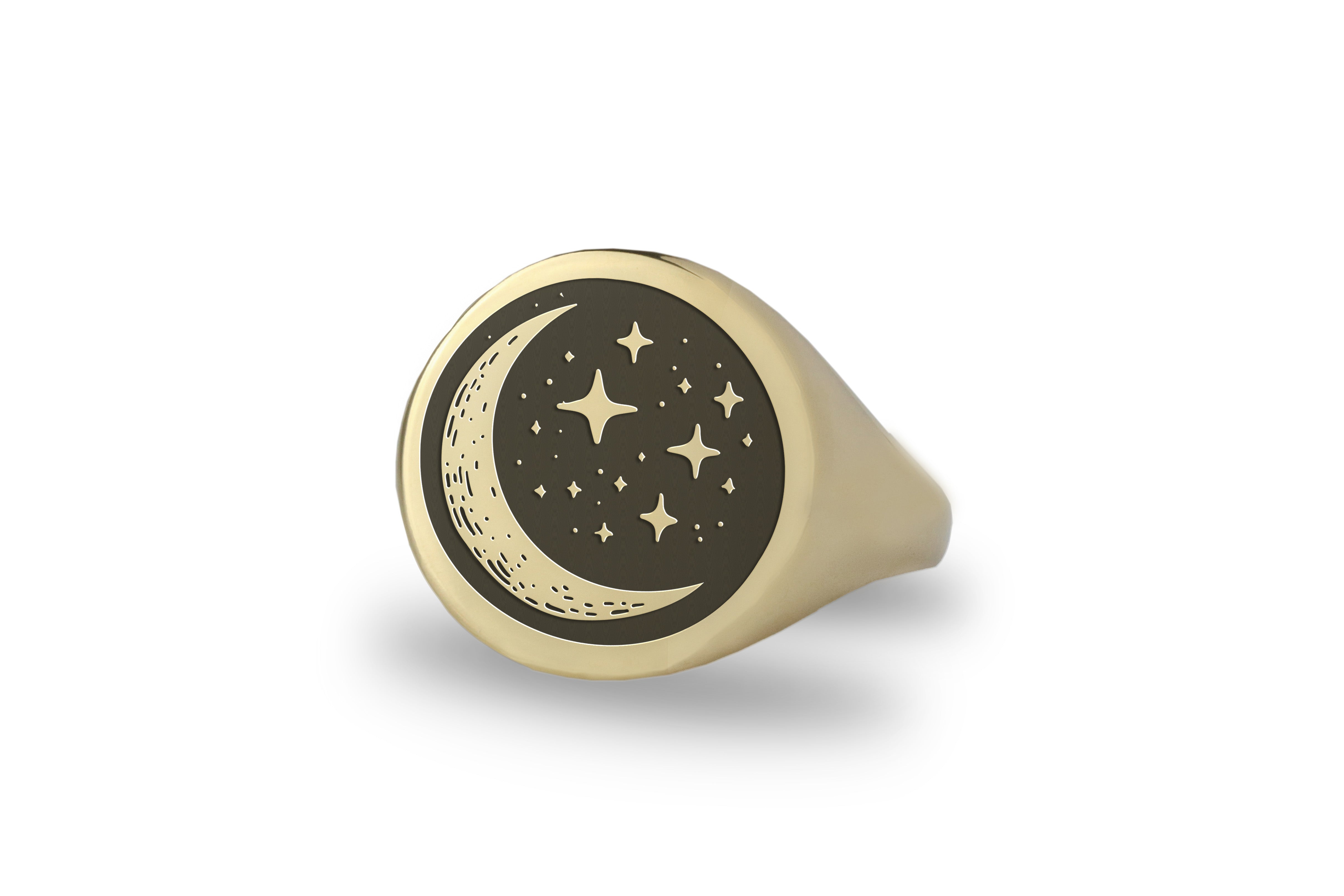 14k Gold Celestial Ring