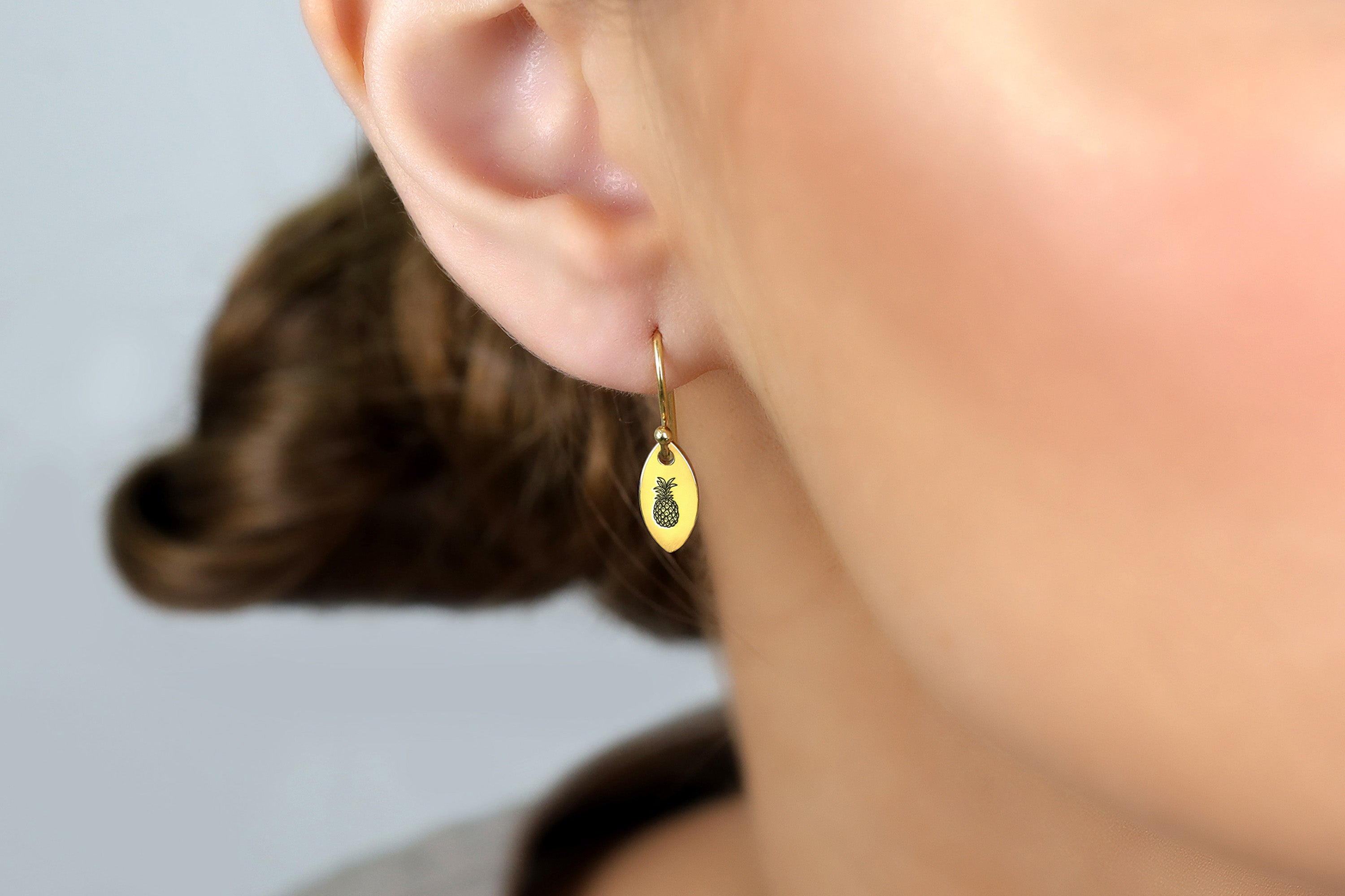 Pineapple Dangle Earrings