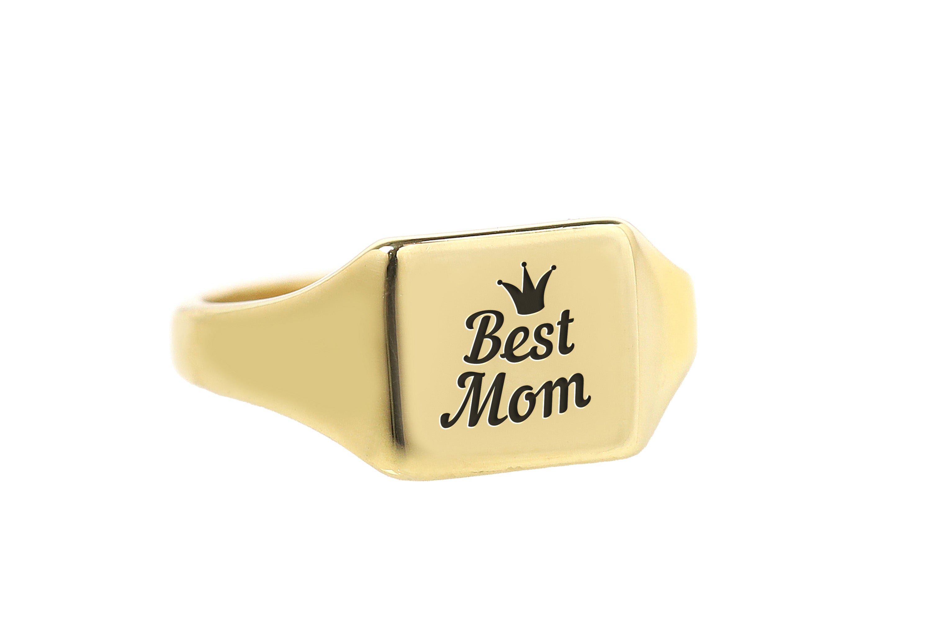 Best Mom Engraved Ring